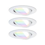 Paulmann Nova Coin Smart White RGBW LED ugradbena reflektorska svjetiljka, set