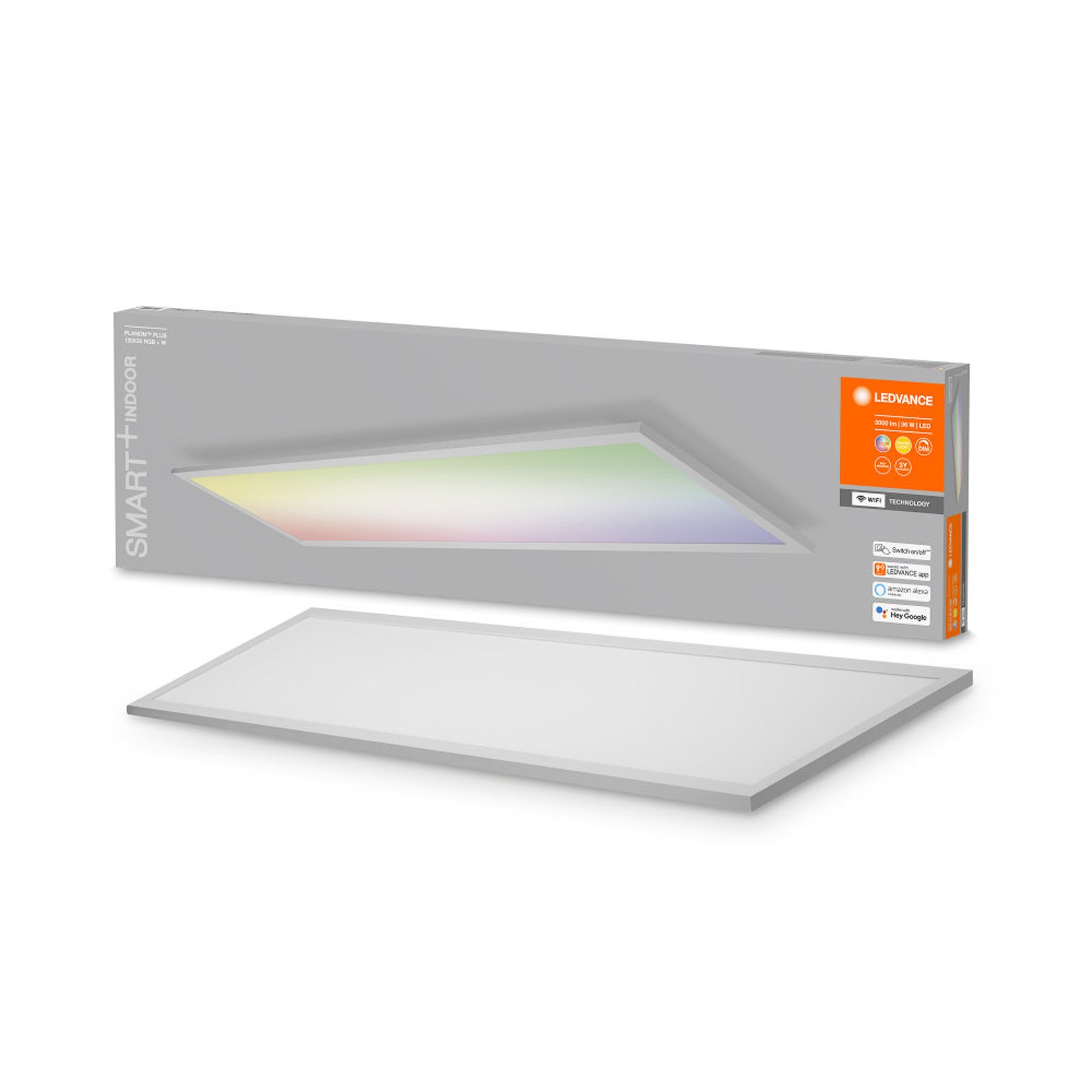 LEDVANCE SMART+ WiFi Planon Plus, RGBW, 120 x 30cm