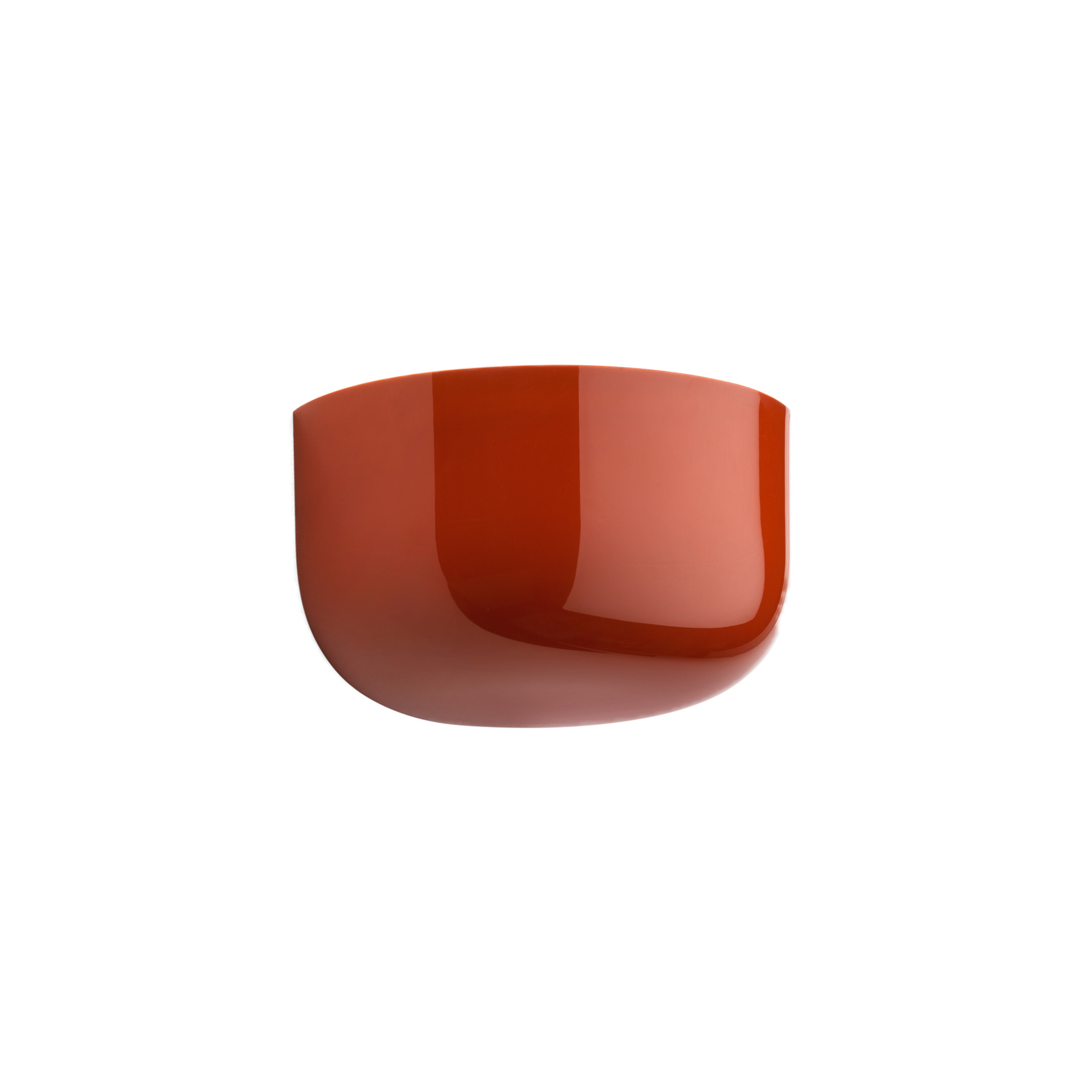 Bellhop Wall Up LED-Außenwandleuchte, rot, IP44 - Flos