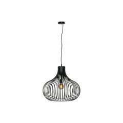 Lampada a sospensione Aglio, Ø 58 cm, nero, metallo