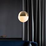 Bastos 2101 pendant light, antique gold, opal glass, Ø 20 cm