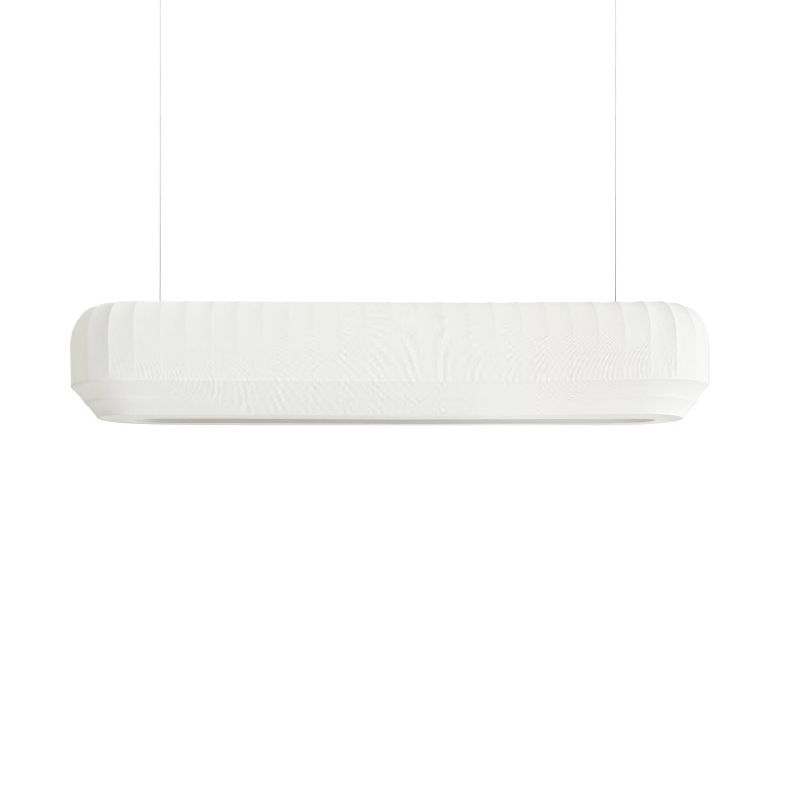Northern LED-Hängeleuchte Tradition linear, Textil, offwhite
