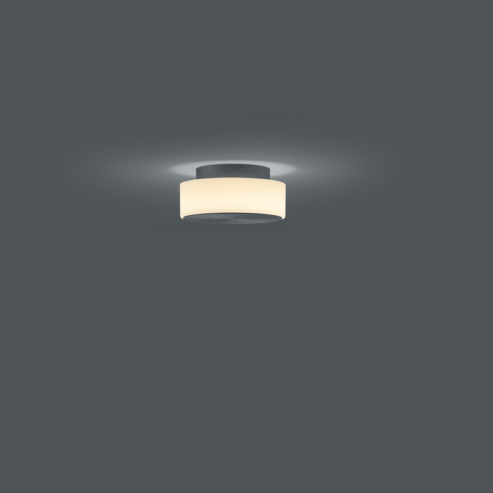 BANKAMP Button LED-Wandleuchte 15,5cm anthrazit