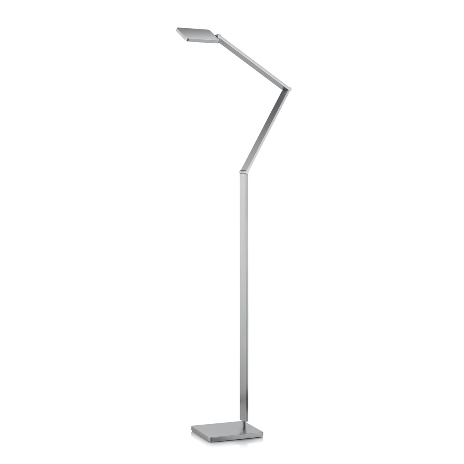Schlanke LED-Stehleuchte Linus mit Gelenkarm