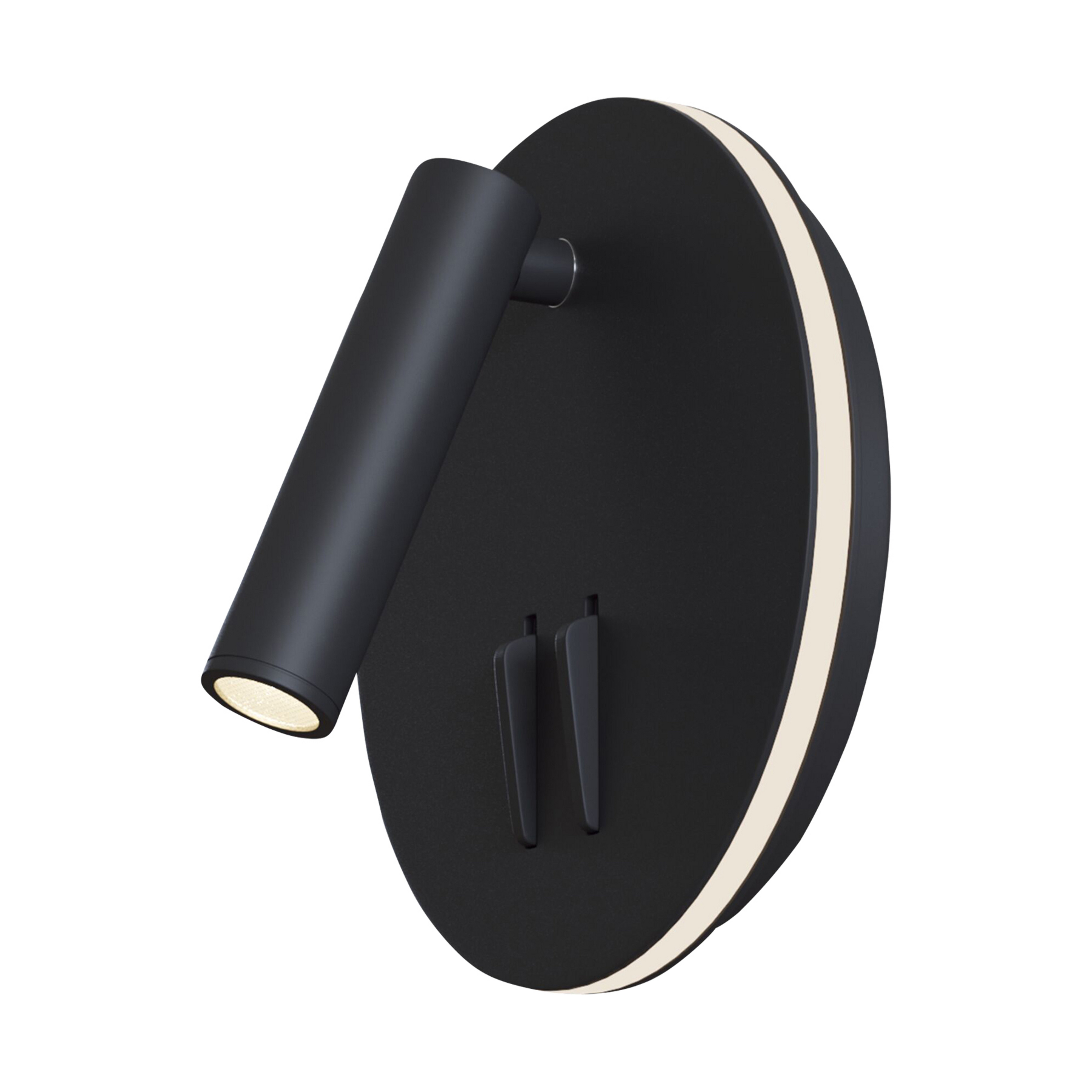 Maytoni los 176 applique LED 3 000 K ronde noire