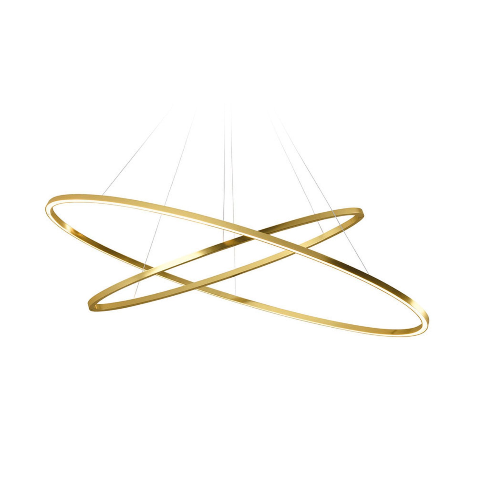 Ellisse Double Hängelampe 2.700 K gold poliert - Nemo