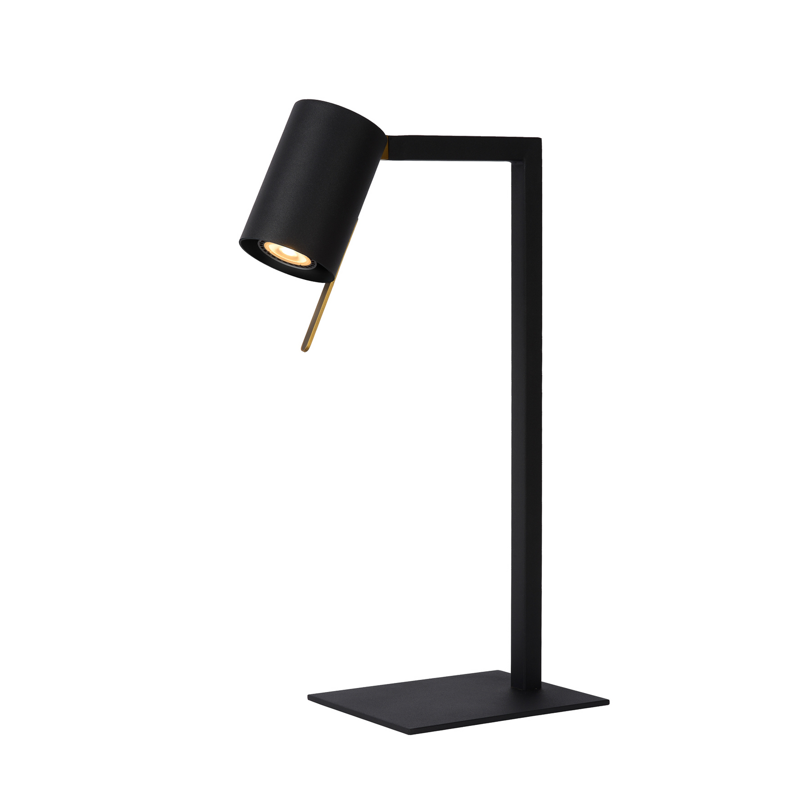 Bureaulamp Lesley, zwart, hoogte 50 cm, metaal Bureaulamp Lesley, zwart, hoogte 50 cm, metaal