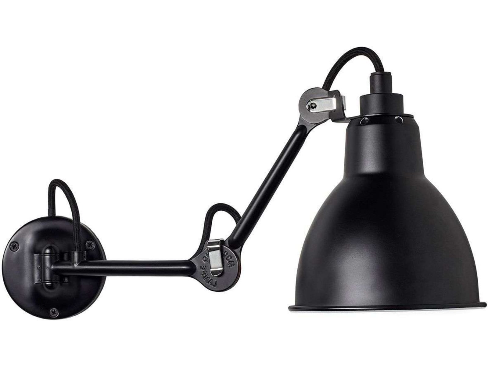 204 Wandleuchte Schwarz Lampe Gras - Wohnzimmer - Design - Metall