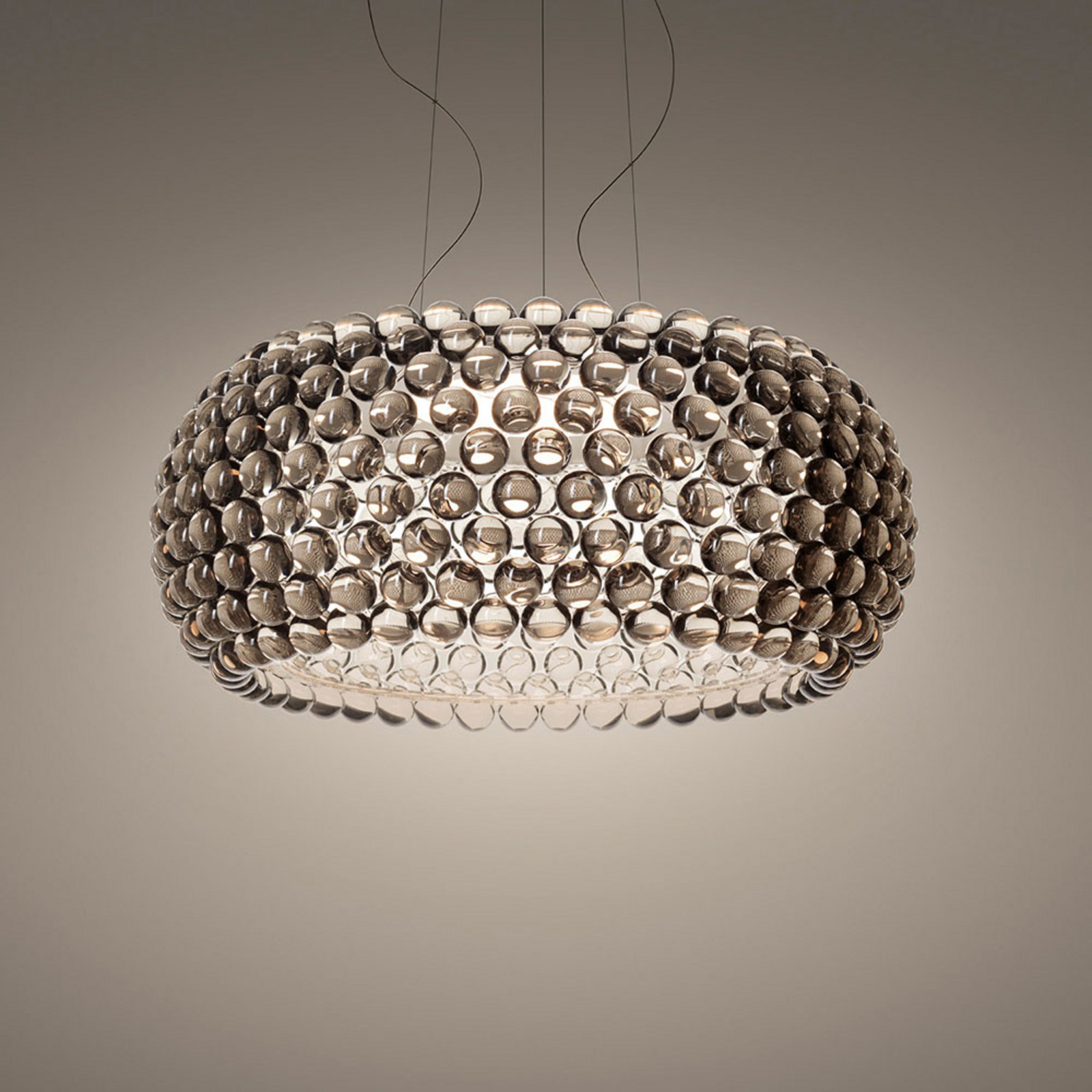 Foscarini Caboche Plus Grande pendul dimabil gri