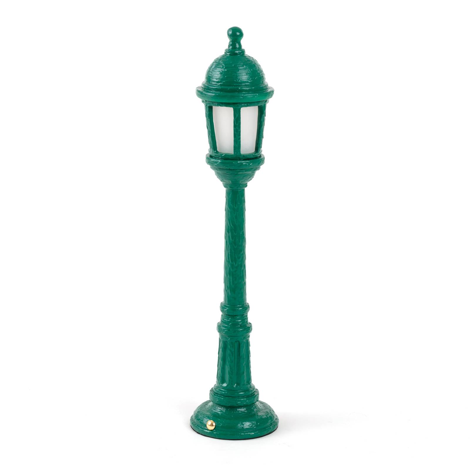 Lampe déco LED Street Lamp avec batterie verte