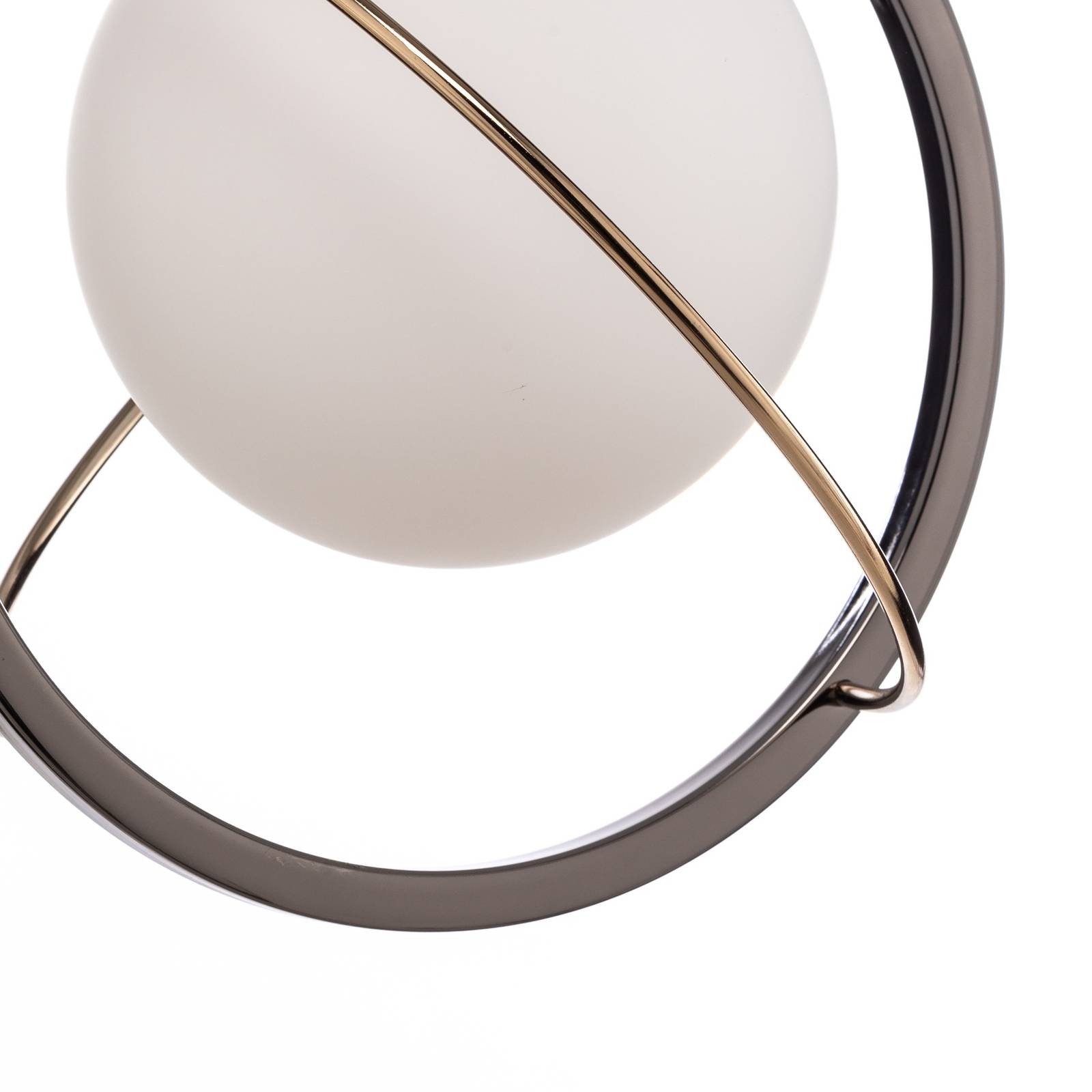 Lampa wisząca Cimona, złoty/perłowy czarny, 1-punktowa