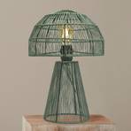 PR Home Porcini galda lampa augstums 37 cm salvijas zaļš