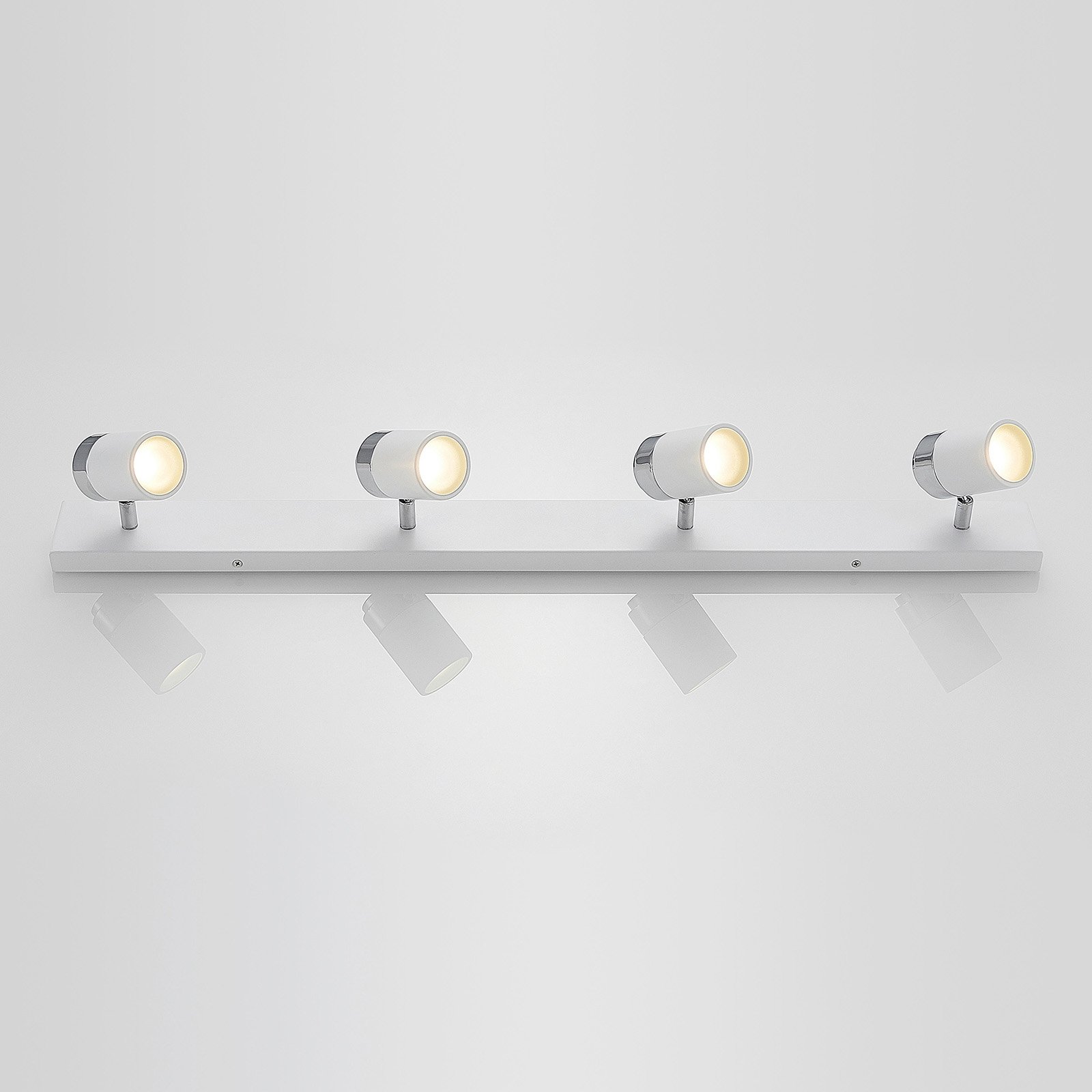 Kardo 4 Ceiling Lamp White/Chrome - Lindby