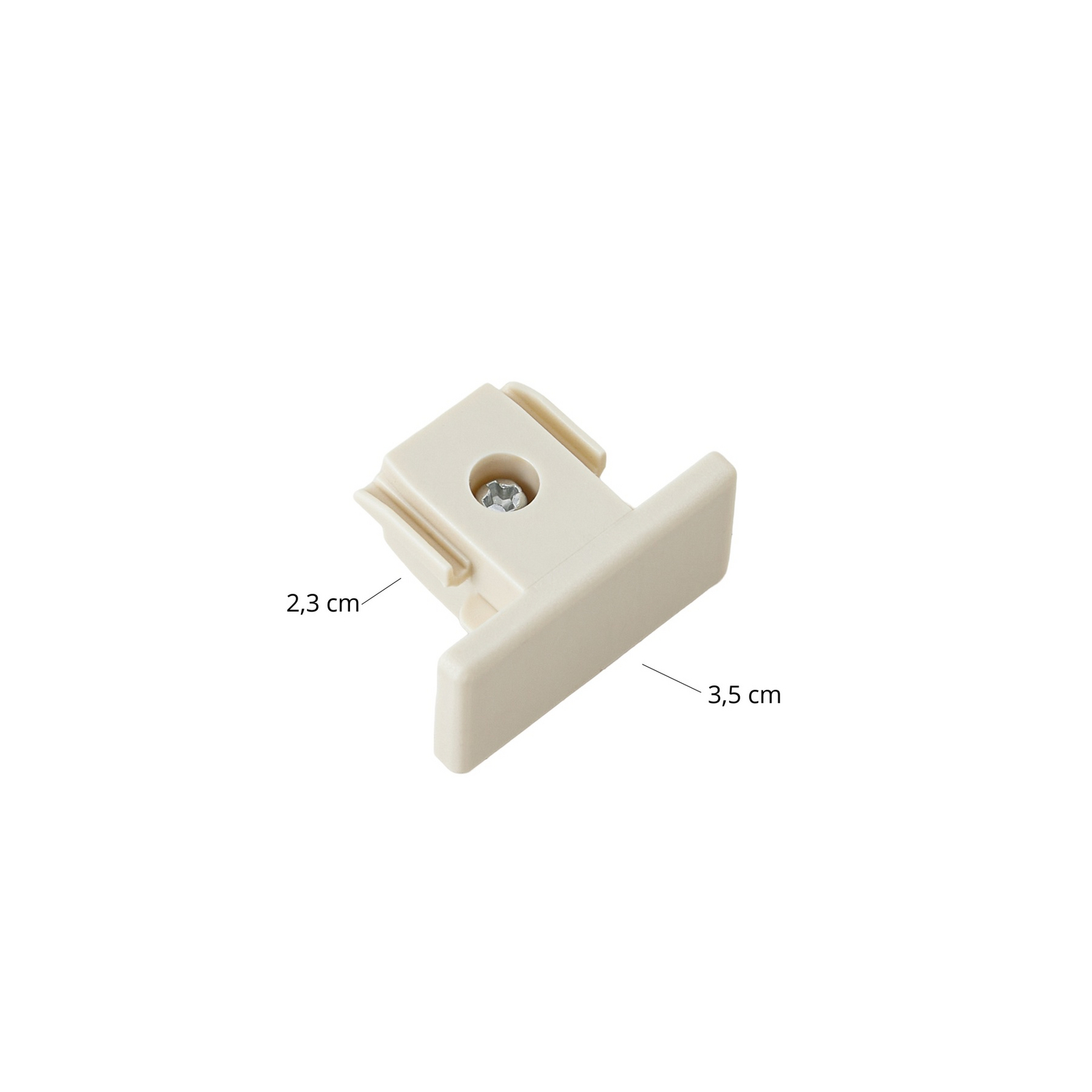 Lindby Endkappe Linaro, beige, 1-Phasenschiene