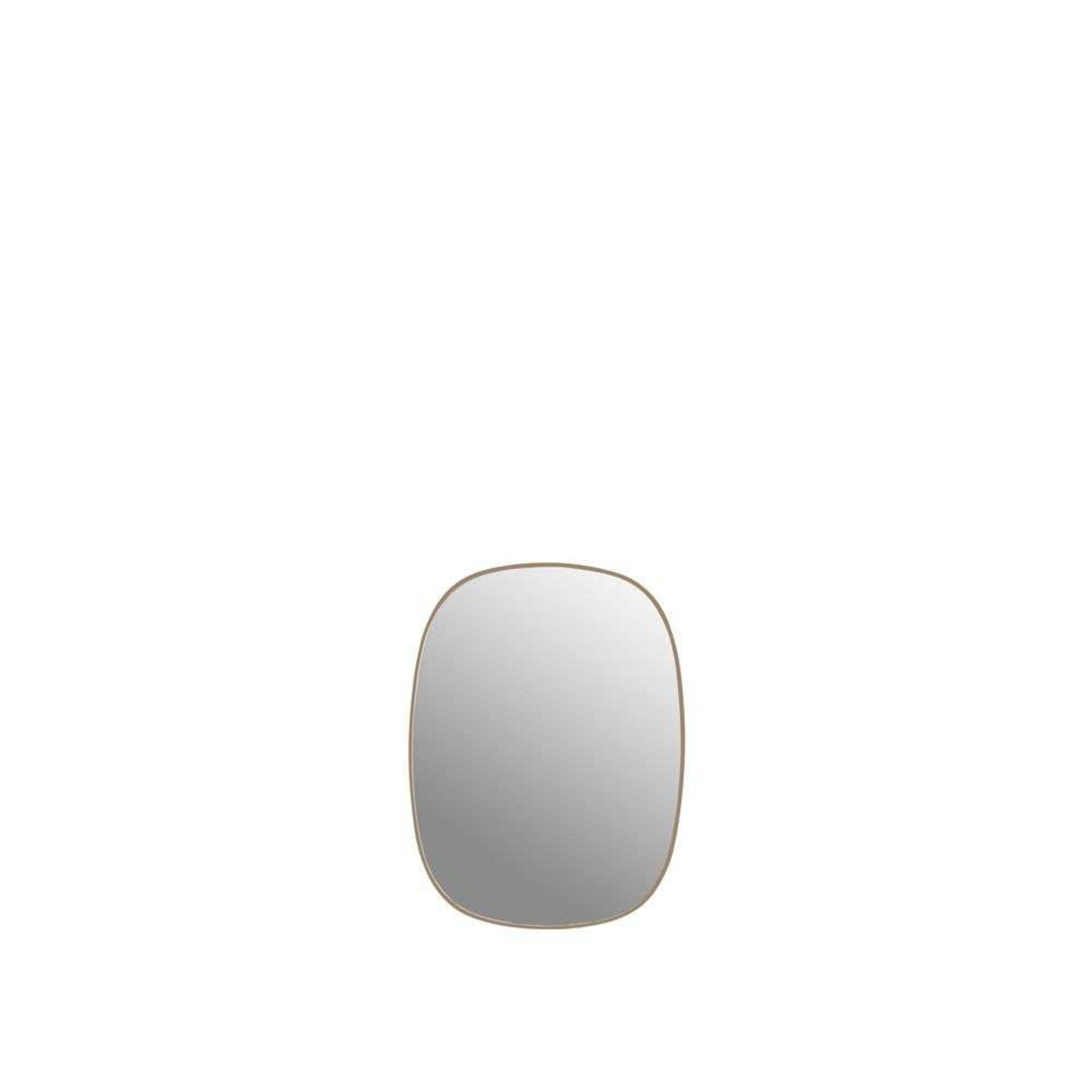 Framed Ogledalo Small Rose/Clear - Muuto