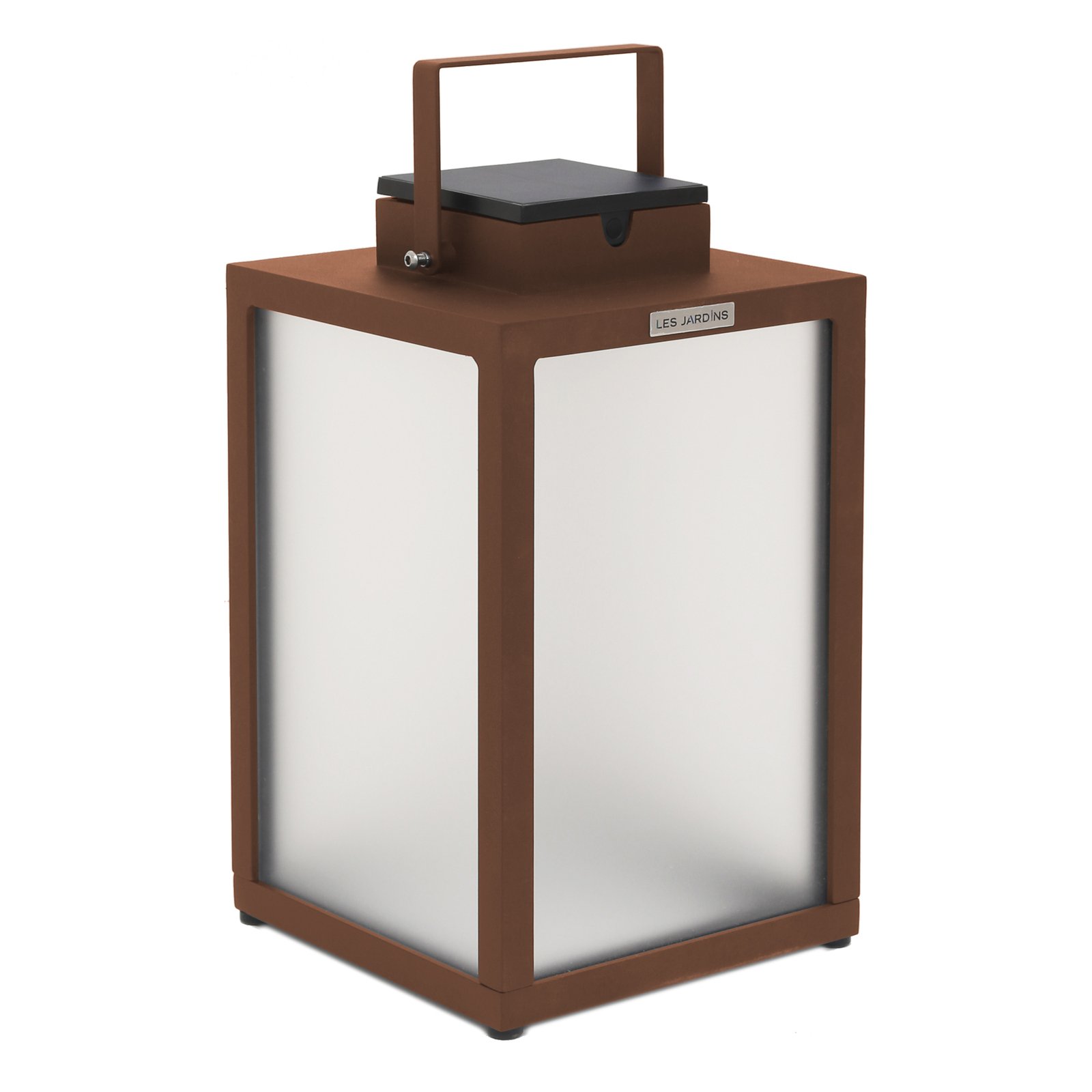 Tradition LED solar lantern, corten