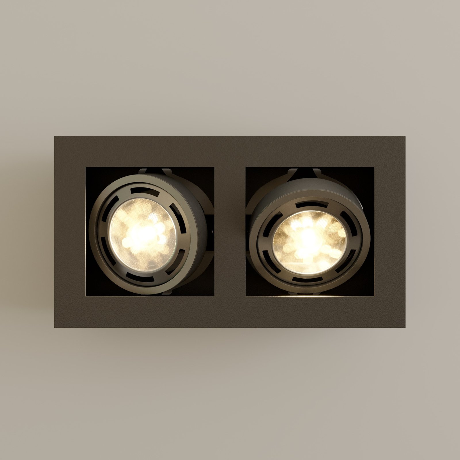 Ronka 2 Stropní Lampa Dark Grey - Arcchio