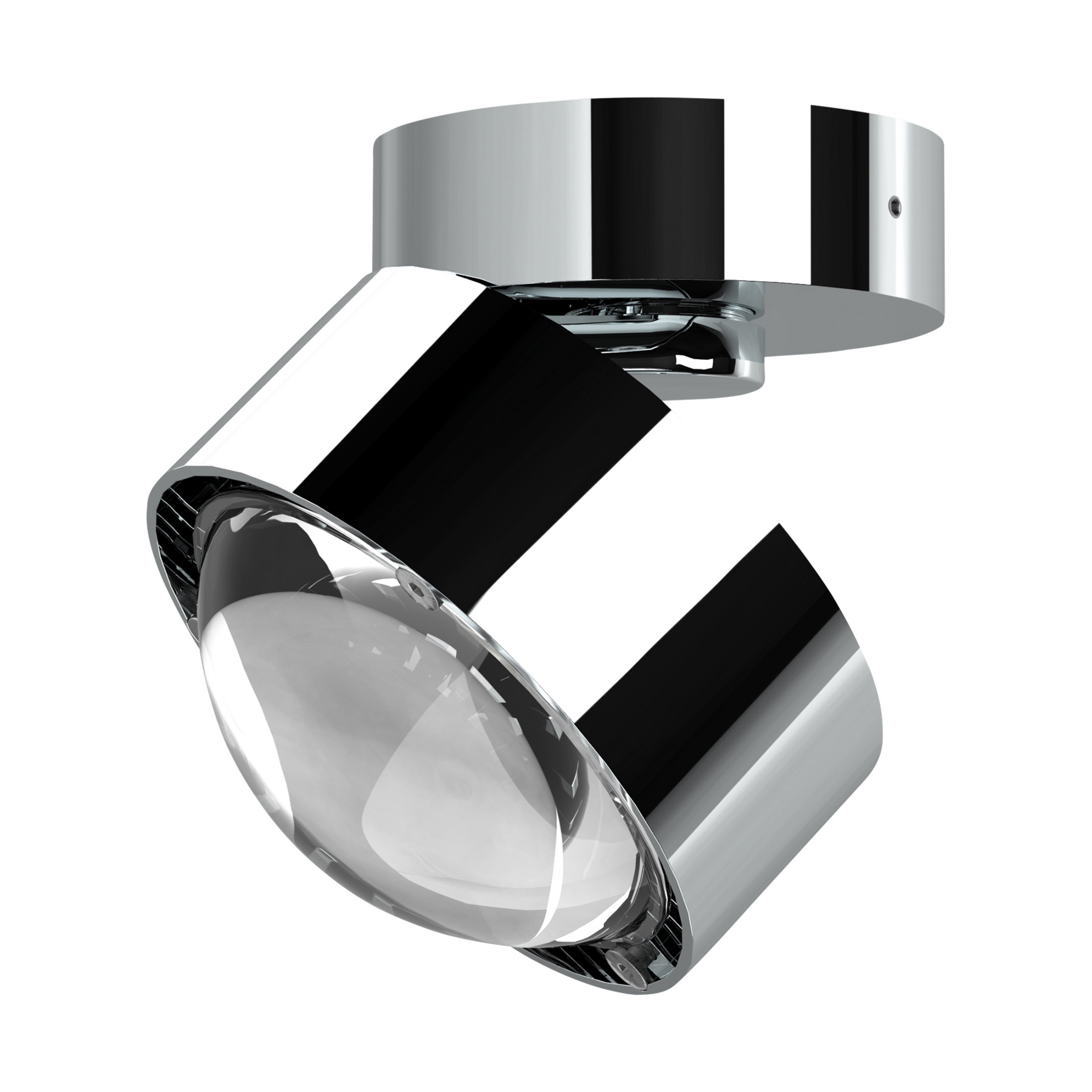 Puk Mini Move LED, Linse klar, chrom
