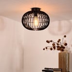 Ceiling light Reda black Ø 32 cm