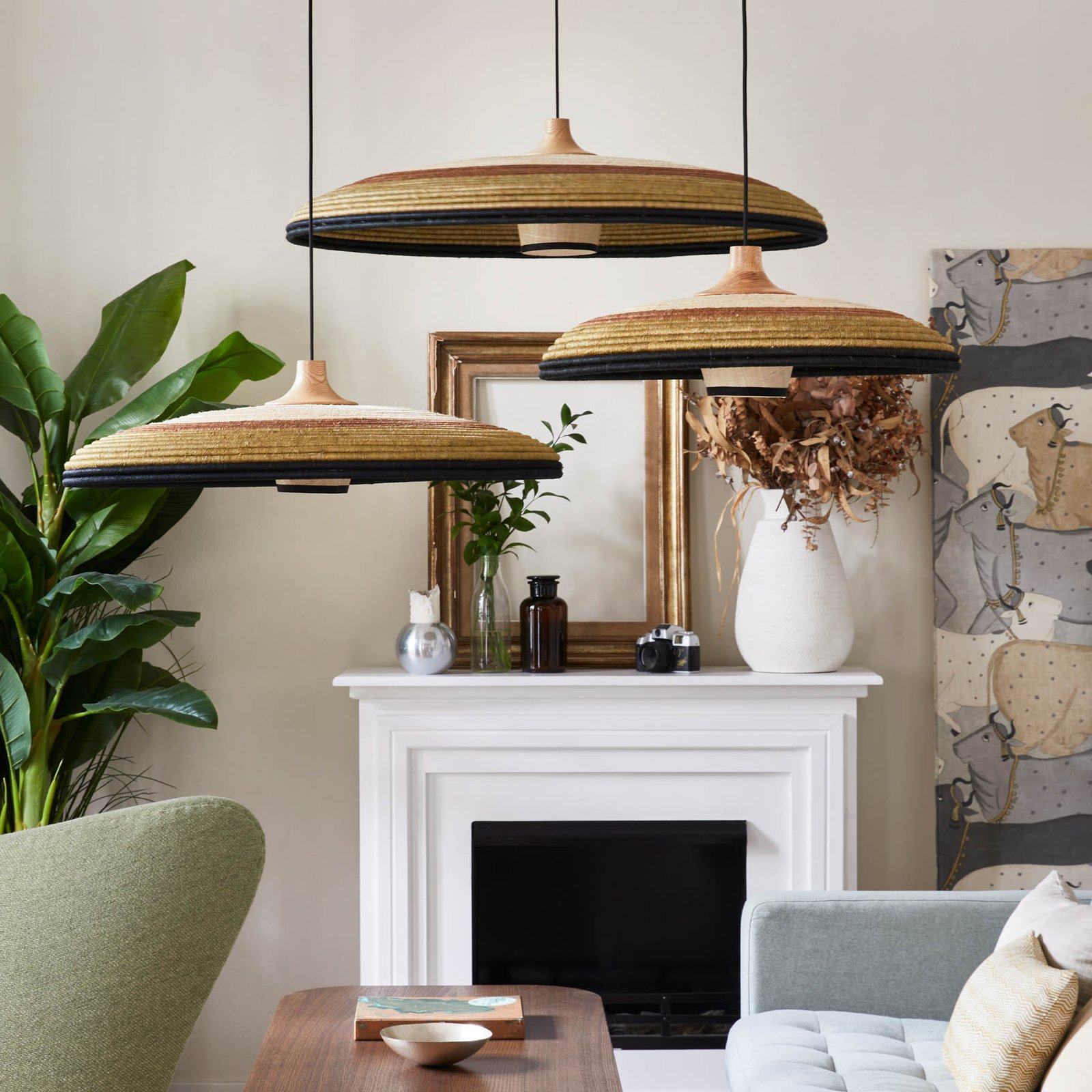 Grass Candeeiro Suspenso M Green - Forestier