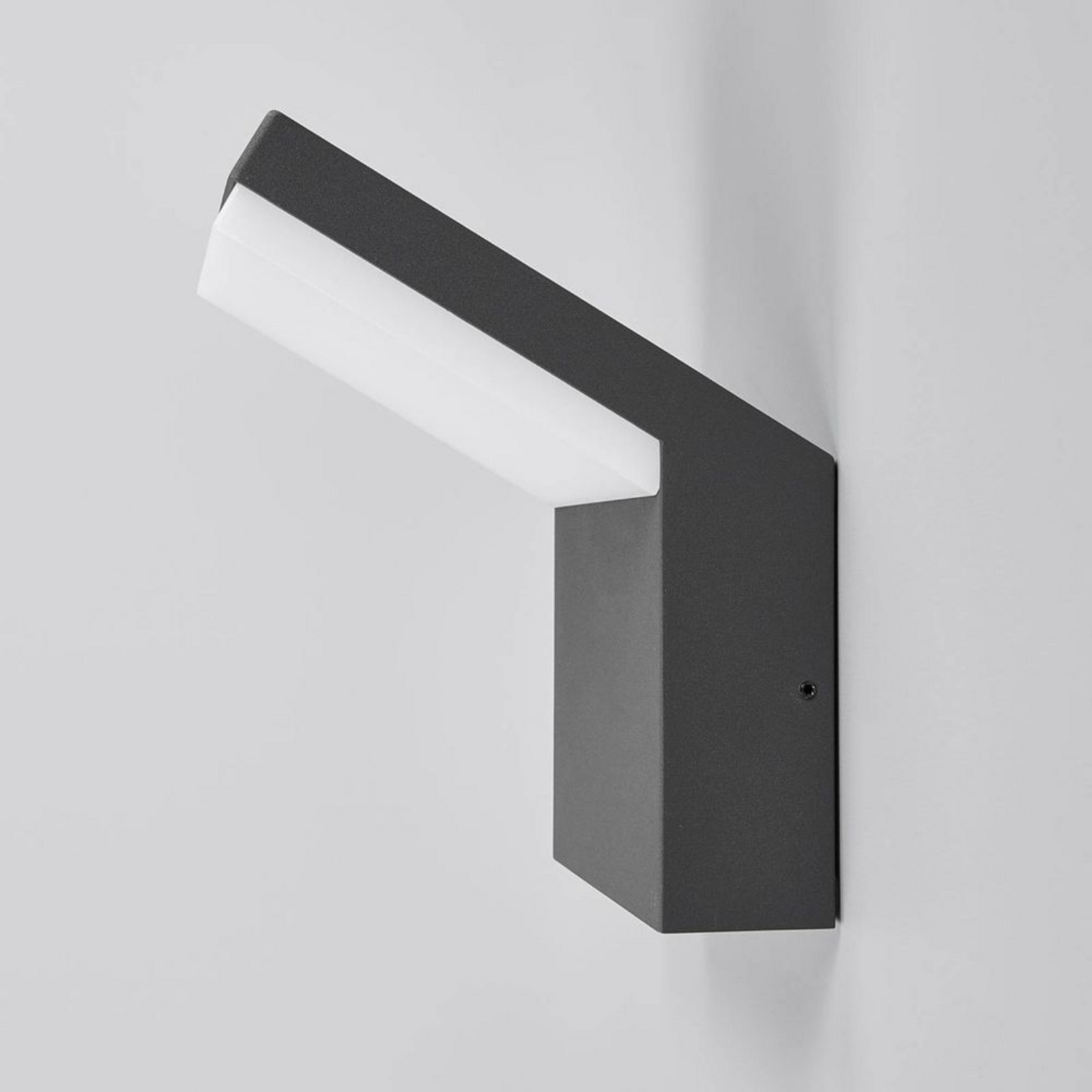 Yolena Outdoor Wall Lamp Dark Grey White - Arcchio