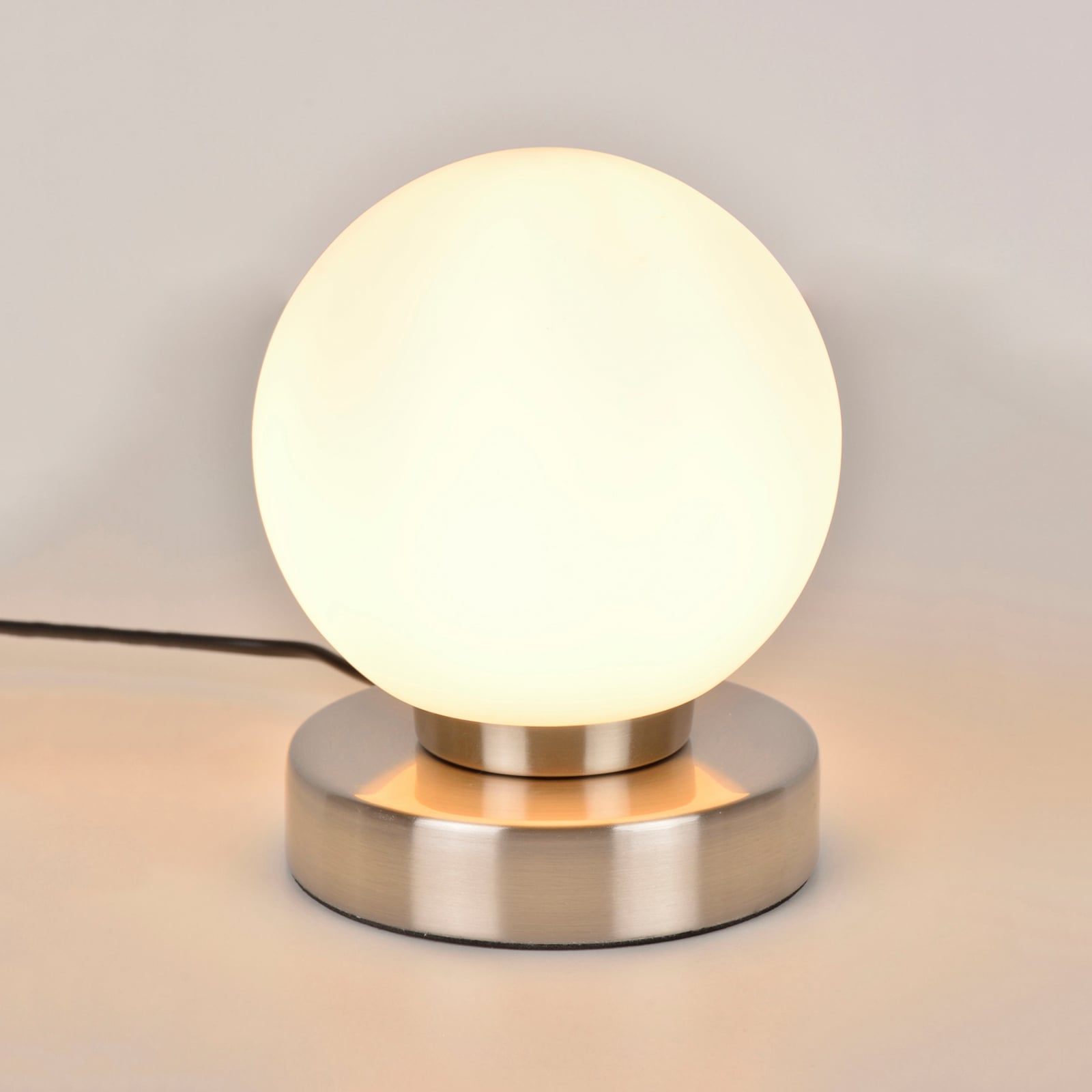 Lampada da tavolo Seventy color alluminio, altezza 15 cm - COREP SAS