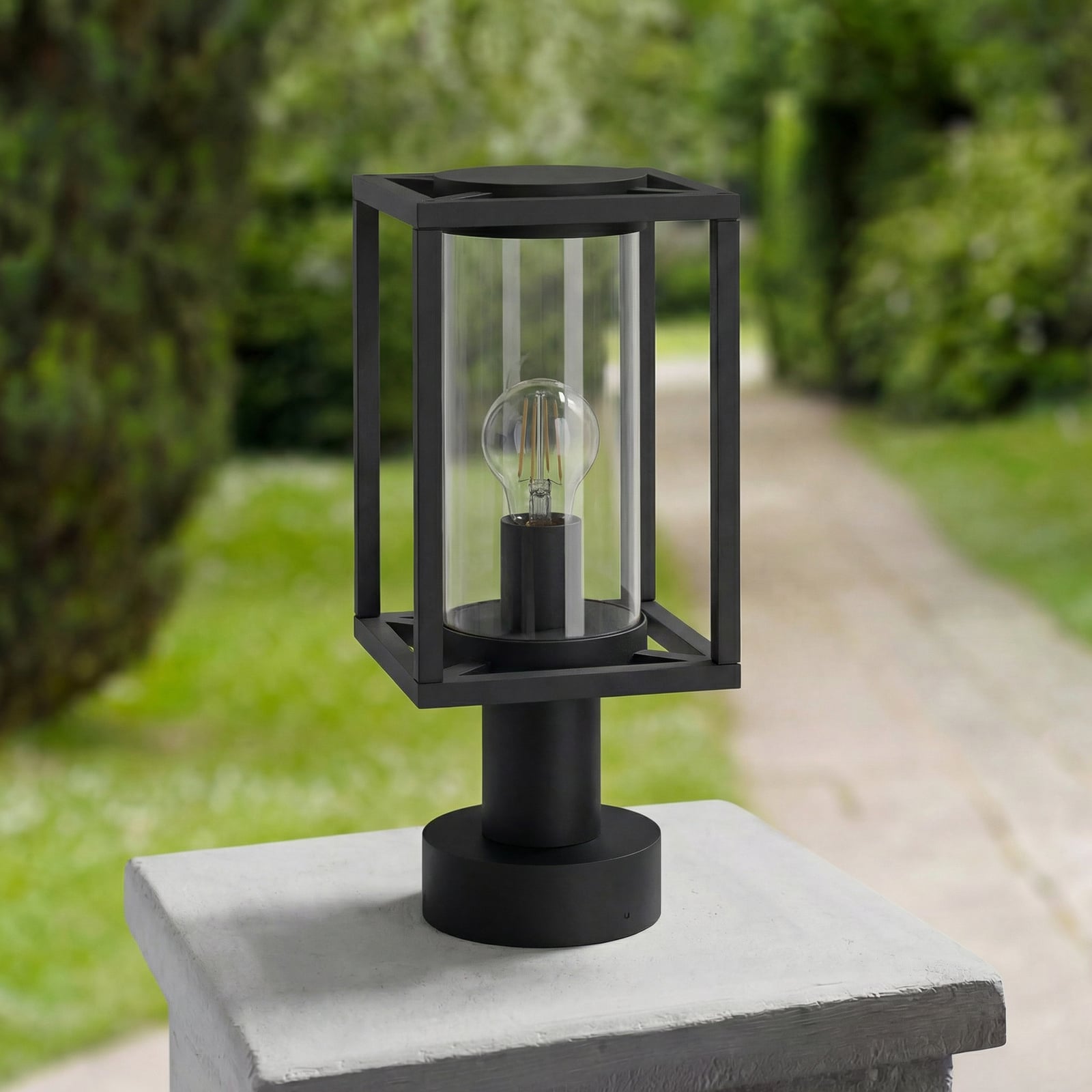 Ferda Außen Gartenleuchte H36 Graphite - Lucande Ferda Außen Gartenleuchte H36 Graphite - Lucande