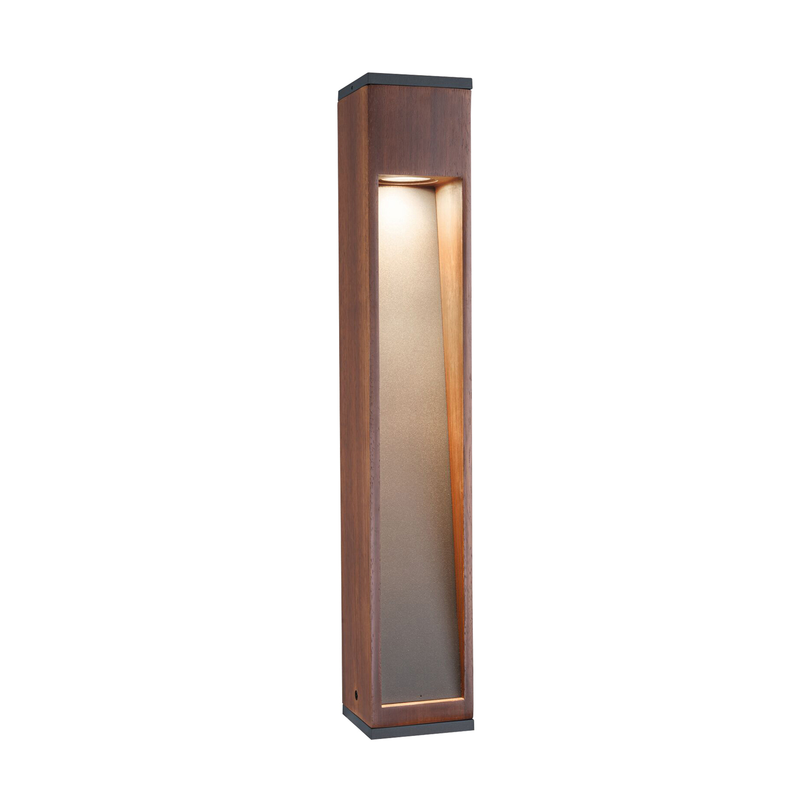 Paulmann Trabia LED pedestal light wood, height 60 cm