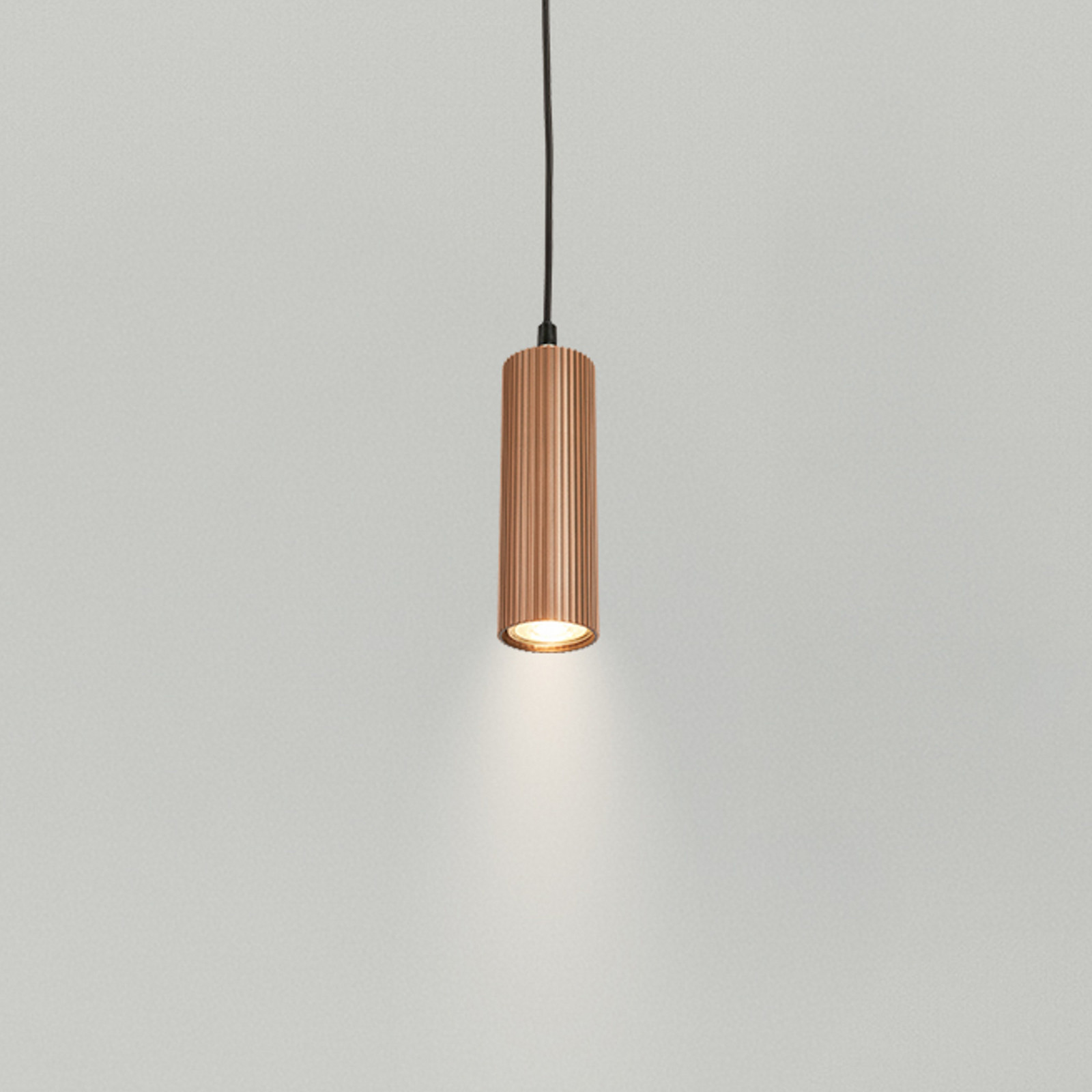 Briloner Lampă suspendată Ida maro cu 1 bec Ø 10 cm GU10 - Bucătărie - Modern - maro negru gri deschis - Metal