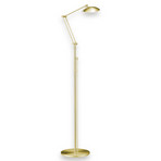 Curl LED floor lamp adjustable