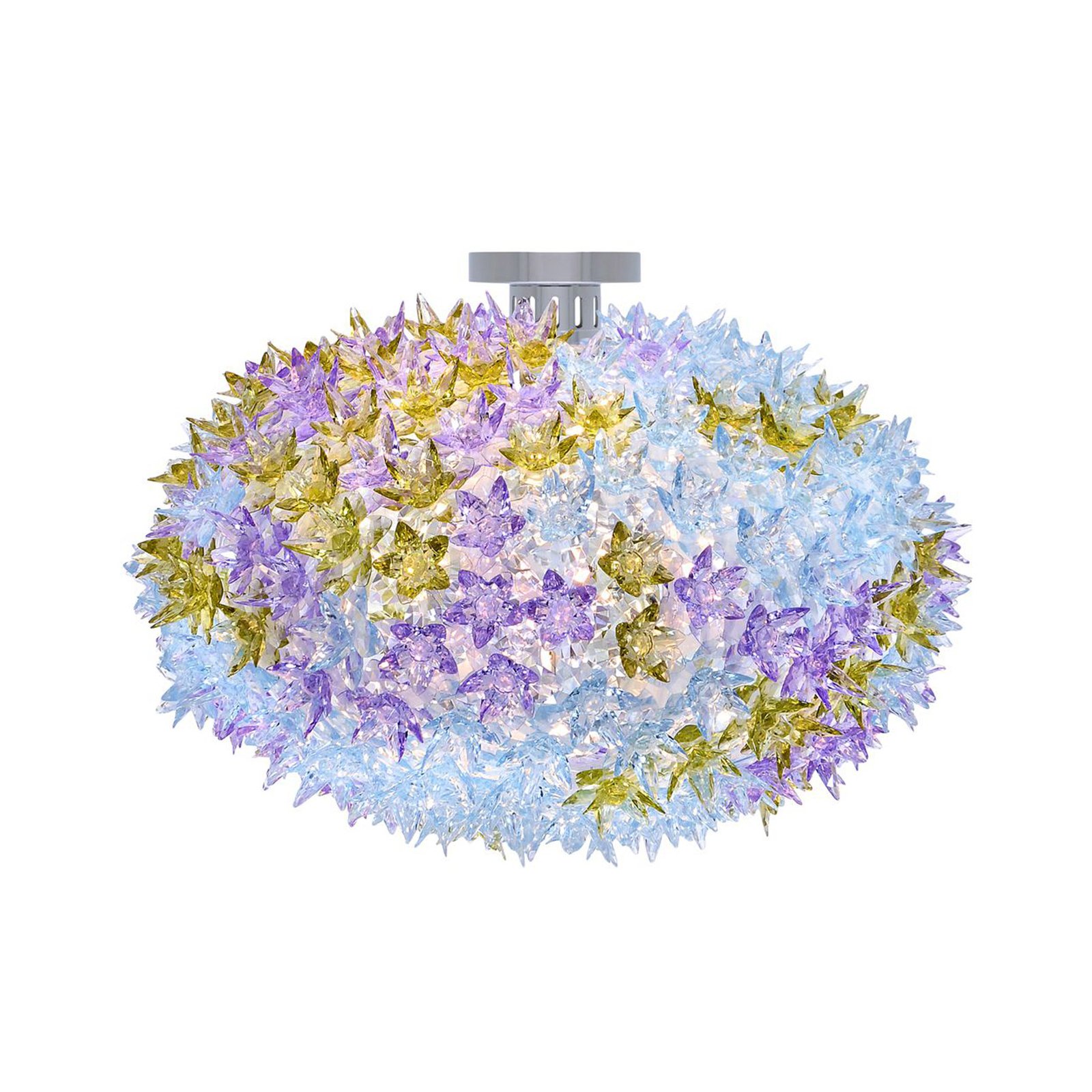 Kartell Bloom C1 LED ceiling light G9, lavender