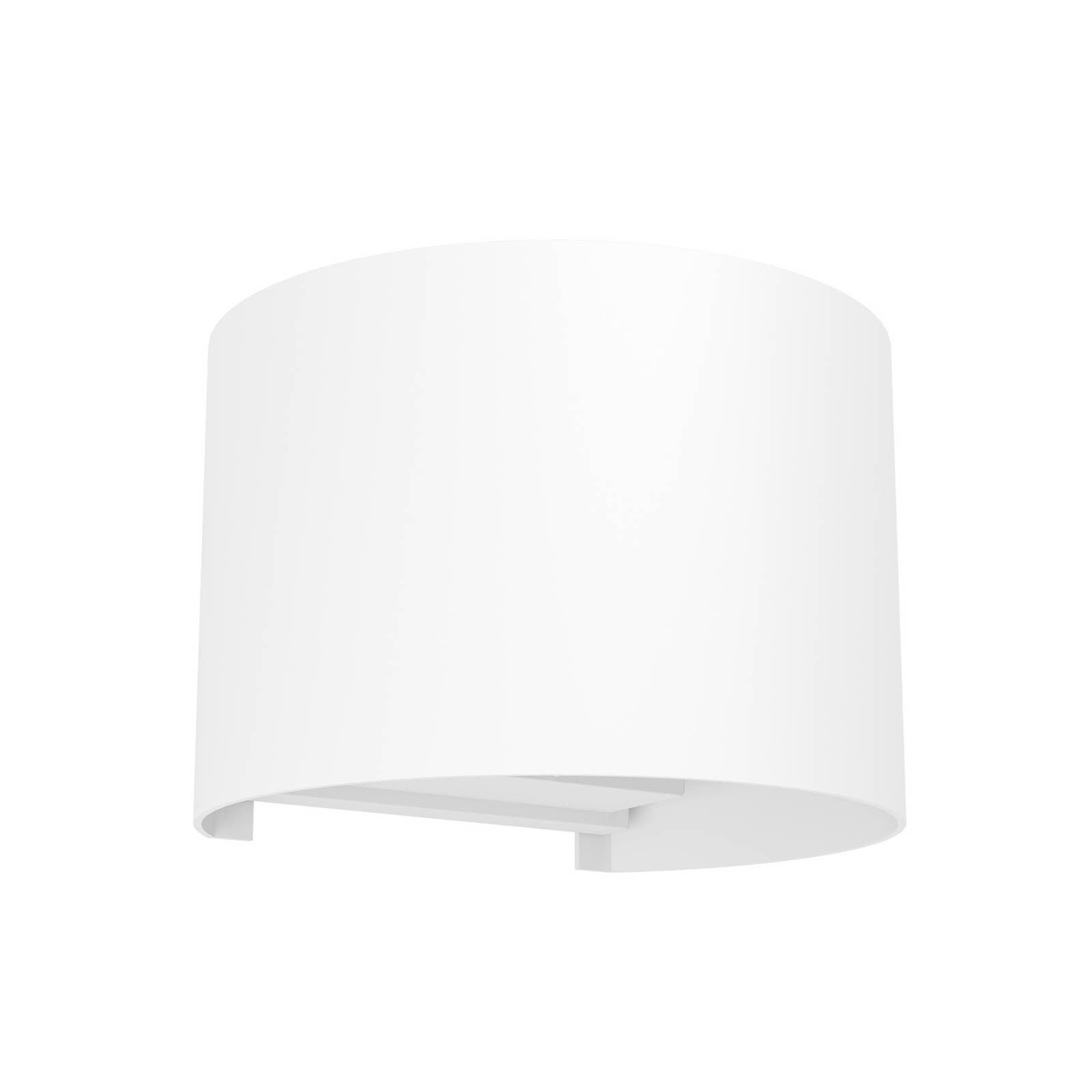 LED-Außenwandlampe Calpino 3, weiß, Breite 14 cm, 2-flg.