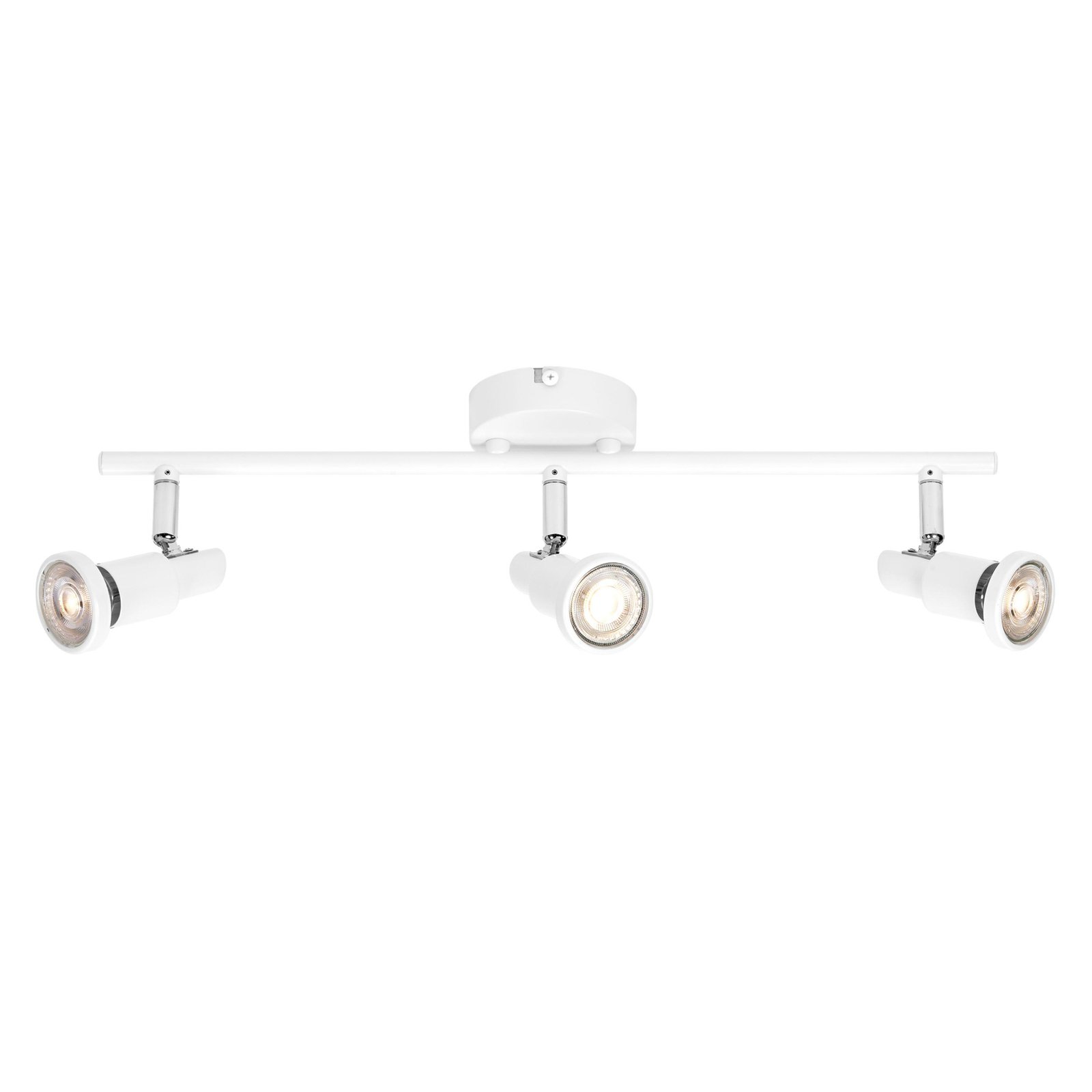LEDVANCE Spot pour plafond LED GU10 à 3 lampes, blanc