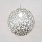 Utopistico hanging light in silver Ø 40 cm