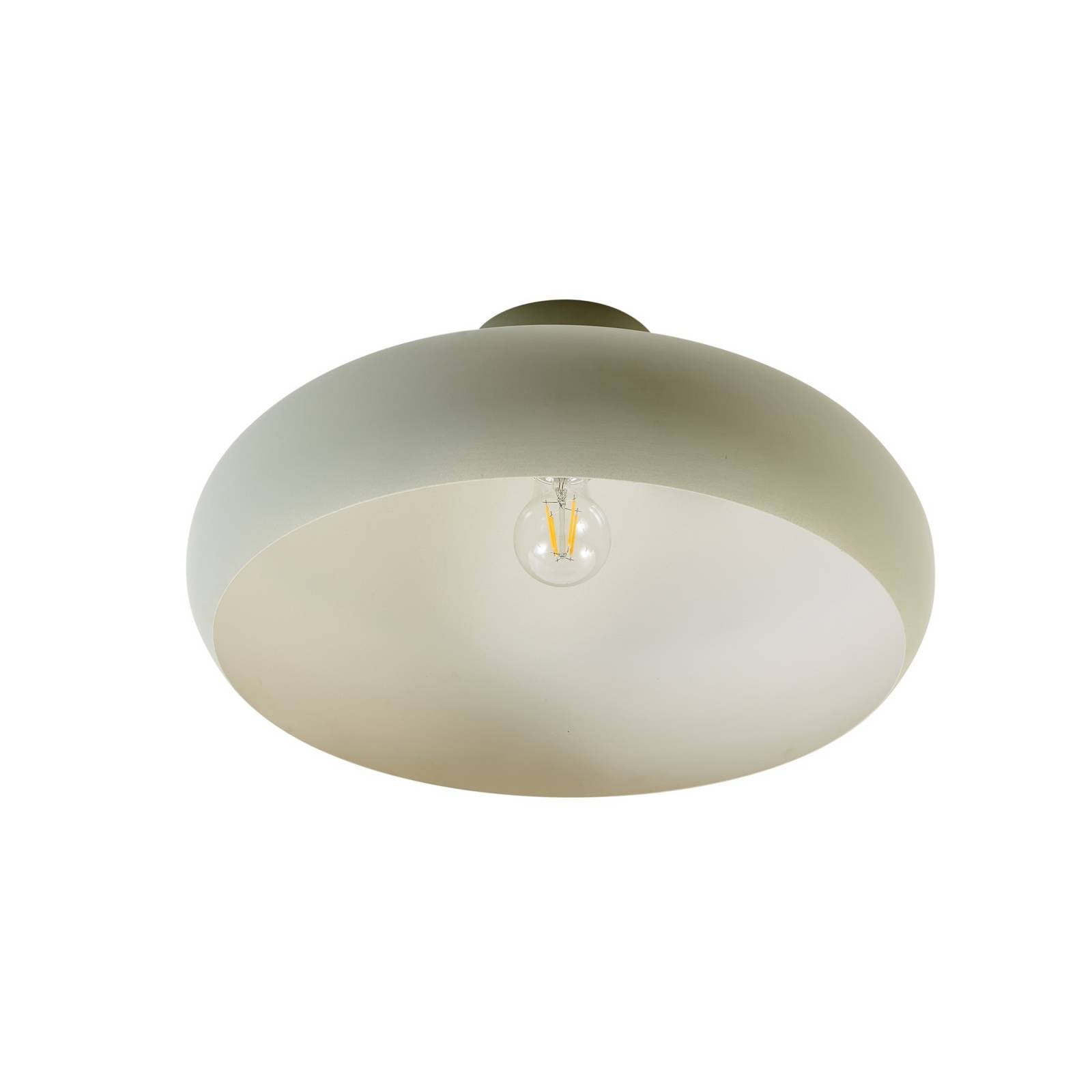 Lindby Deckenleuchte Elover, hellgrün, Ø 45 cm, Eisen