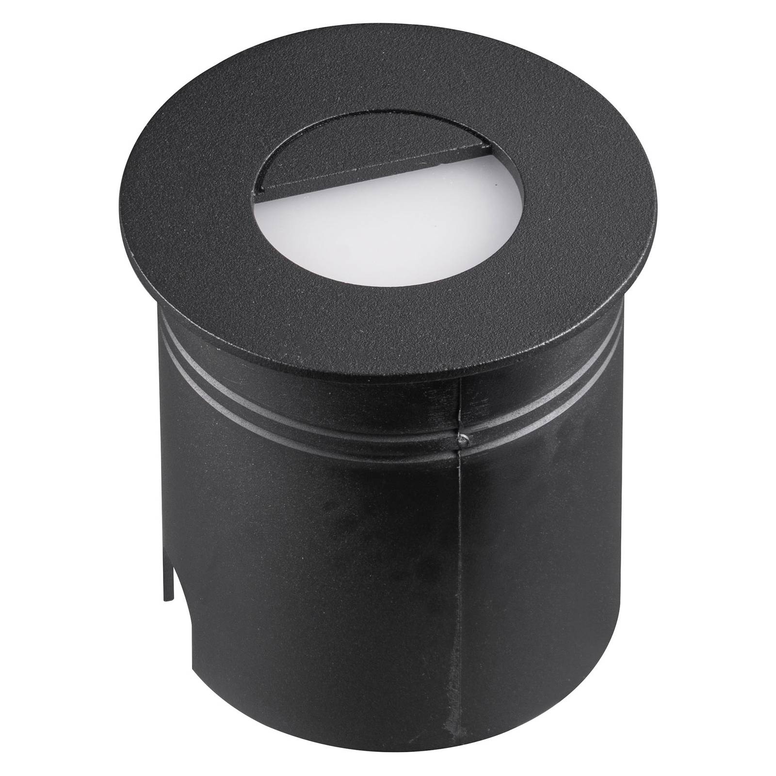 Mantra Iluminación LED-inbyggnadslampa Aspen med diffusor rund svart