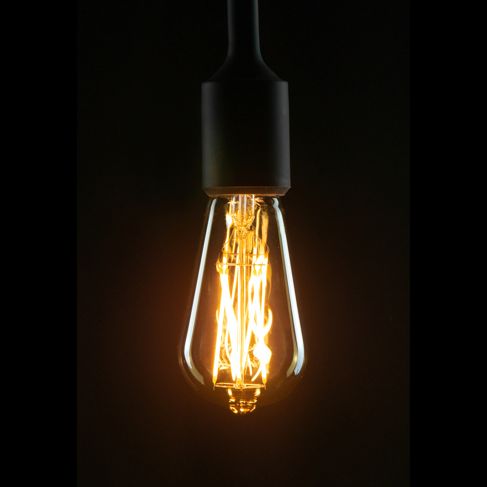 SEGULA LED-Lampe E27 ST64 5W 2.200K gold/gold dim