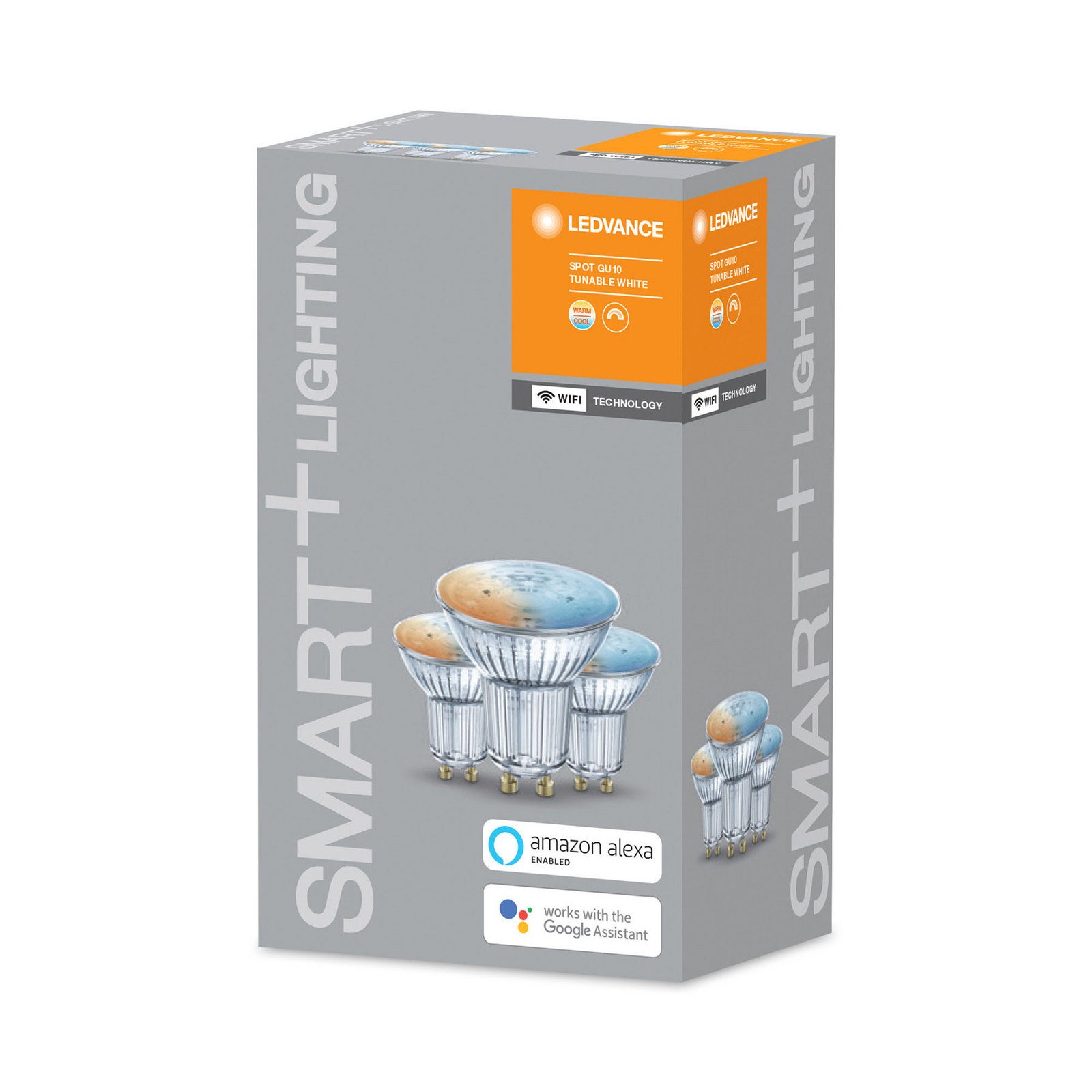 LEDVANCE SMART+ WiFi GU10 reflector 49W CCT 3x