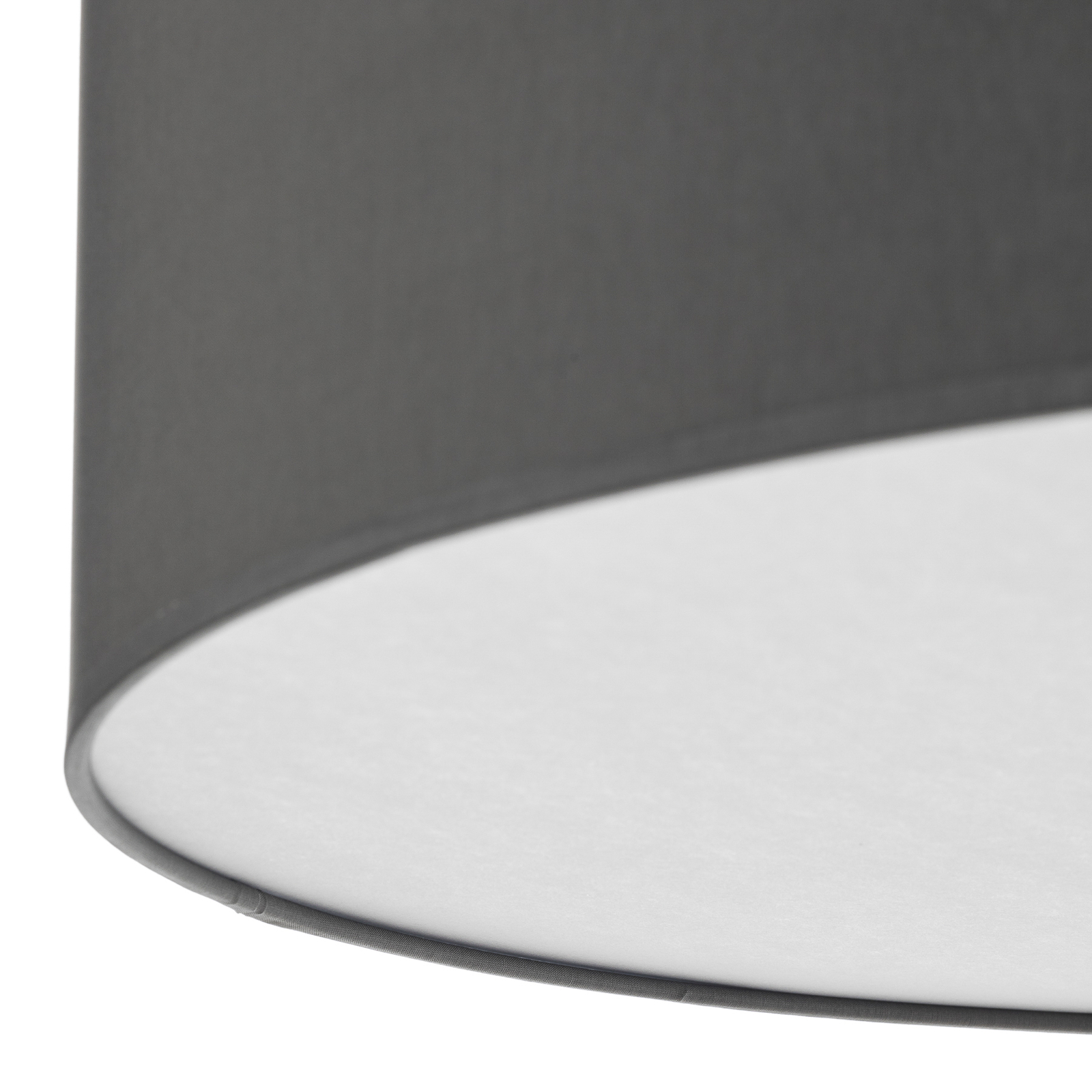 Rondo semi-flush ceiling light, grey Ø 60cm