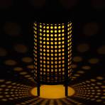 Lámpara de mesa LED solar 48929, altura 26 cm, negro/beige