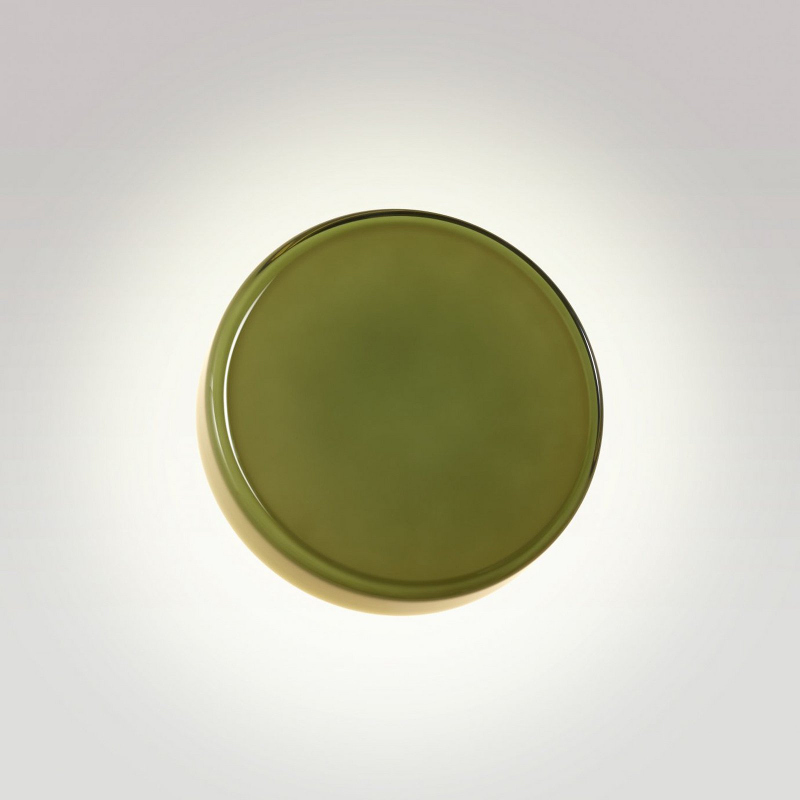 MARSET LED-Wandlampe Caramel, grün, Ø 22 cm, TRIAC, Glas