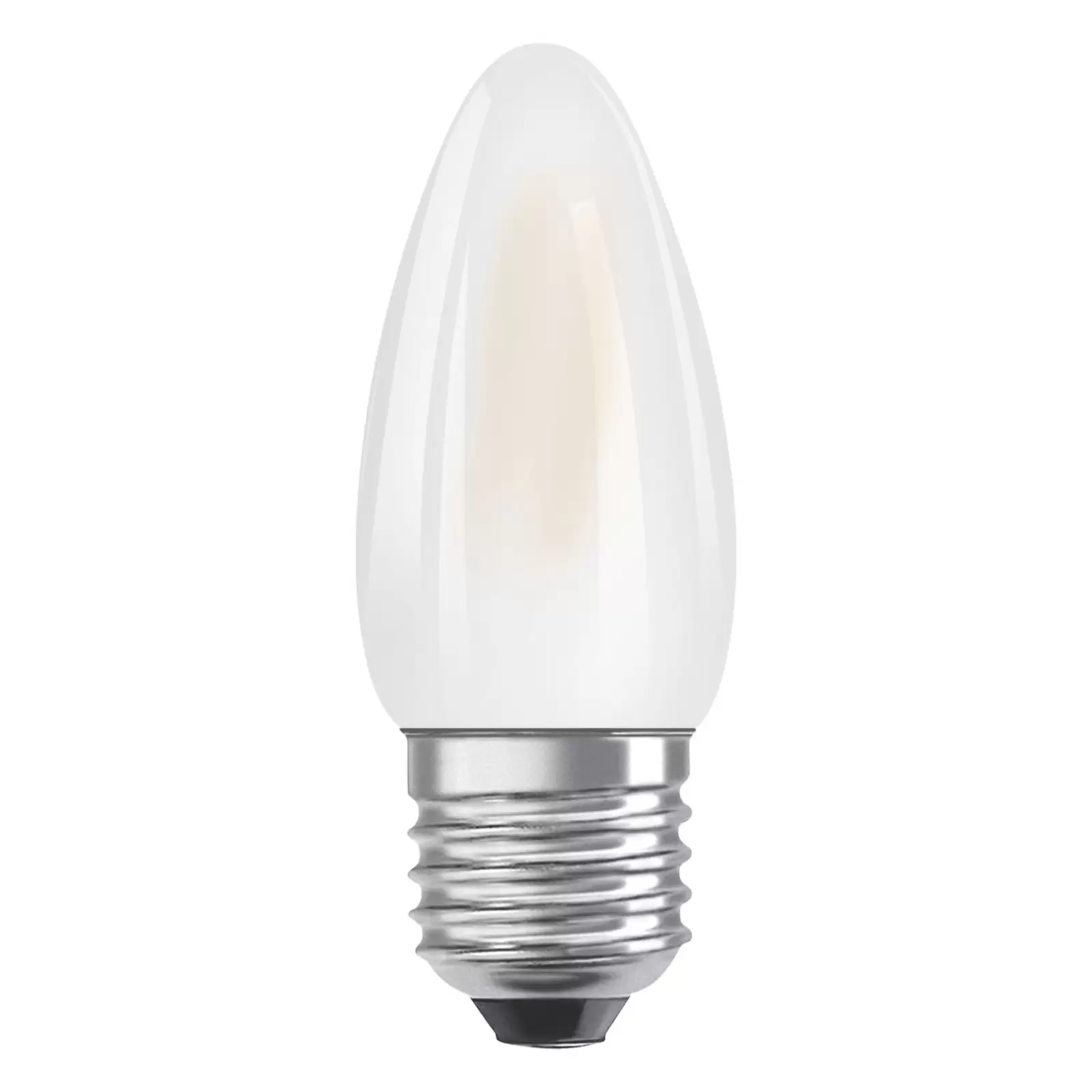 OSRAM LED goccia E27 P40 4W 2.700K 470lm satin 3x