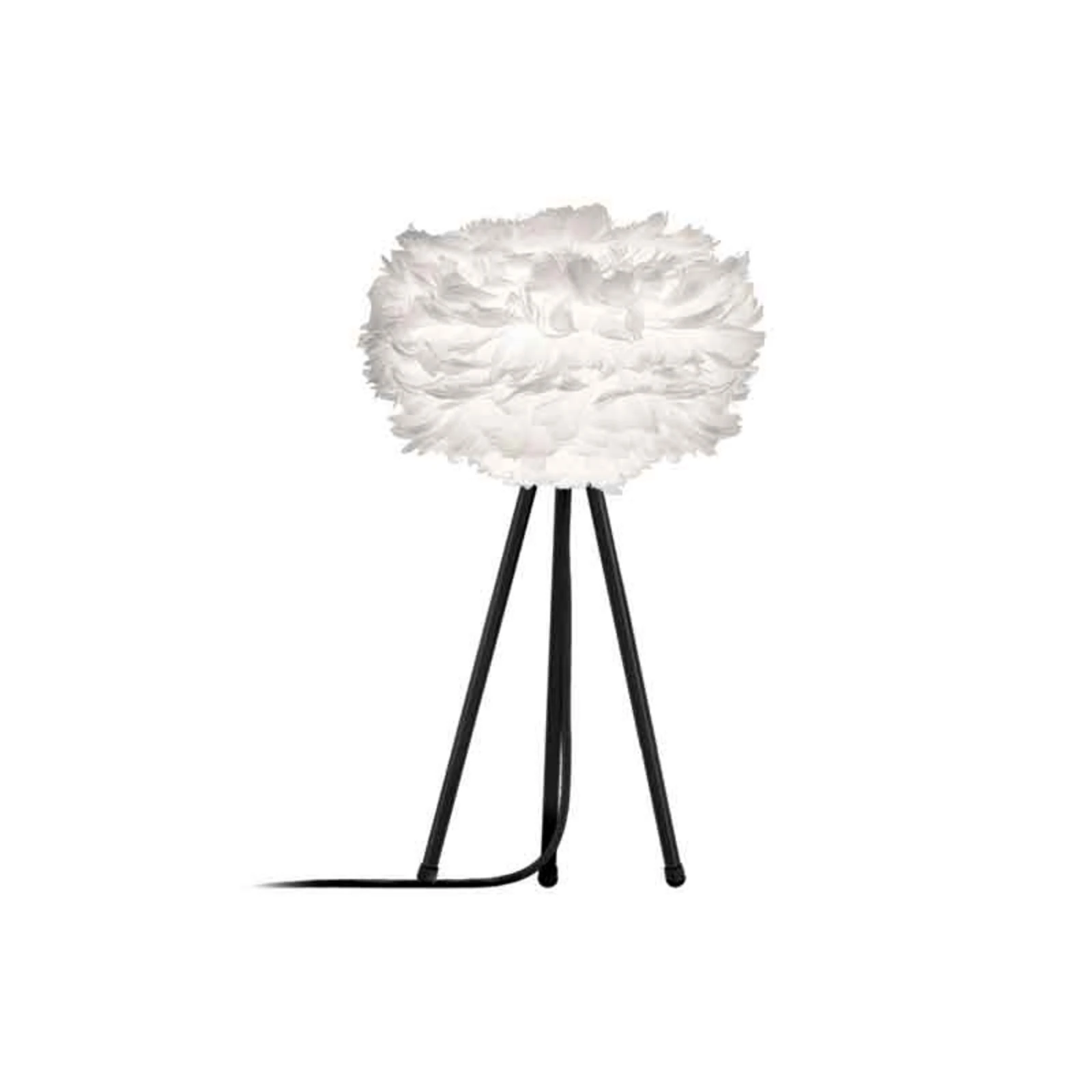 UMAGE Eos Mini lámpara mesa blanco/trípode negro