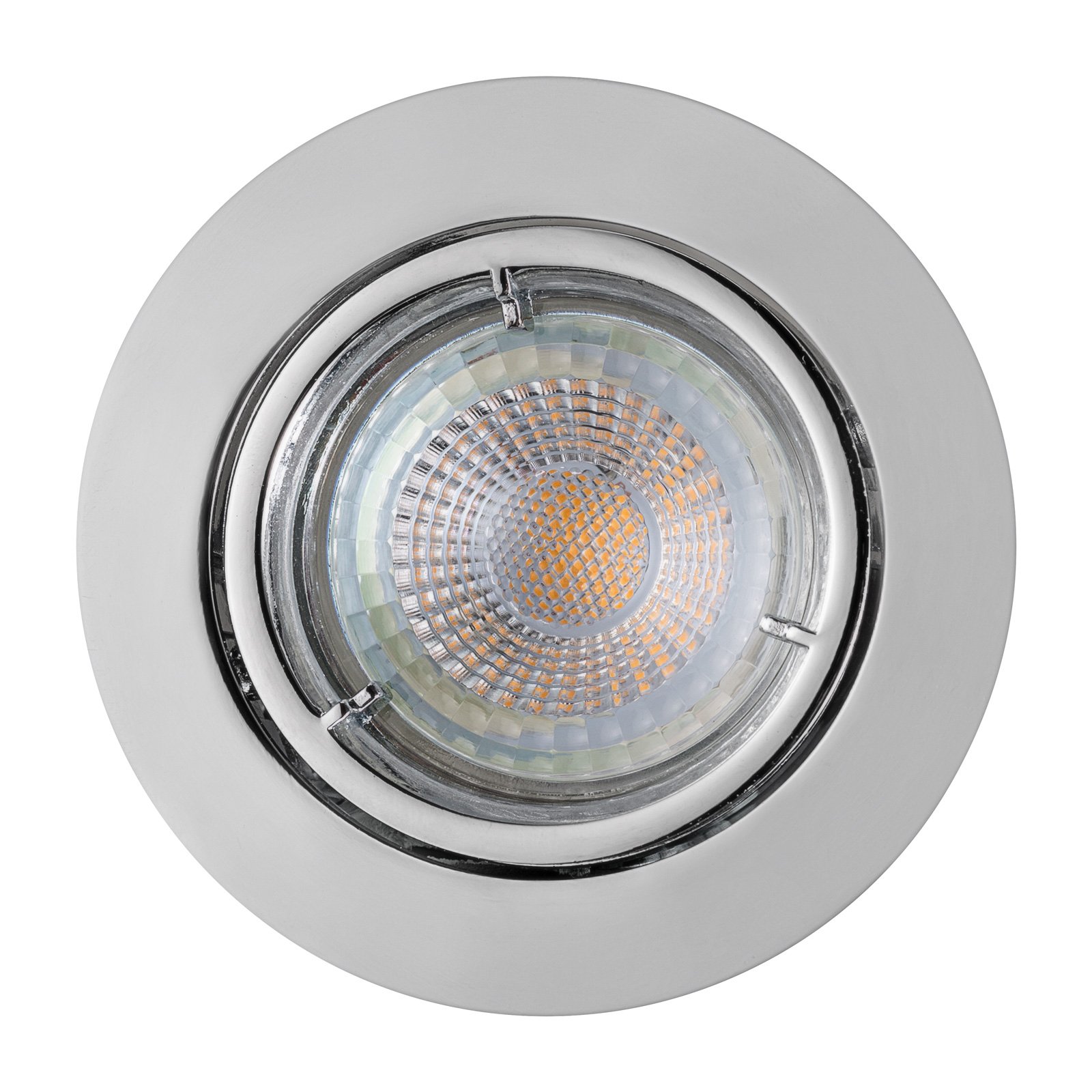 LED recessed spotlight Carina 2,700K dimmable tilt 3 GU10