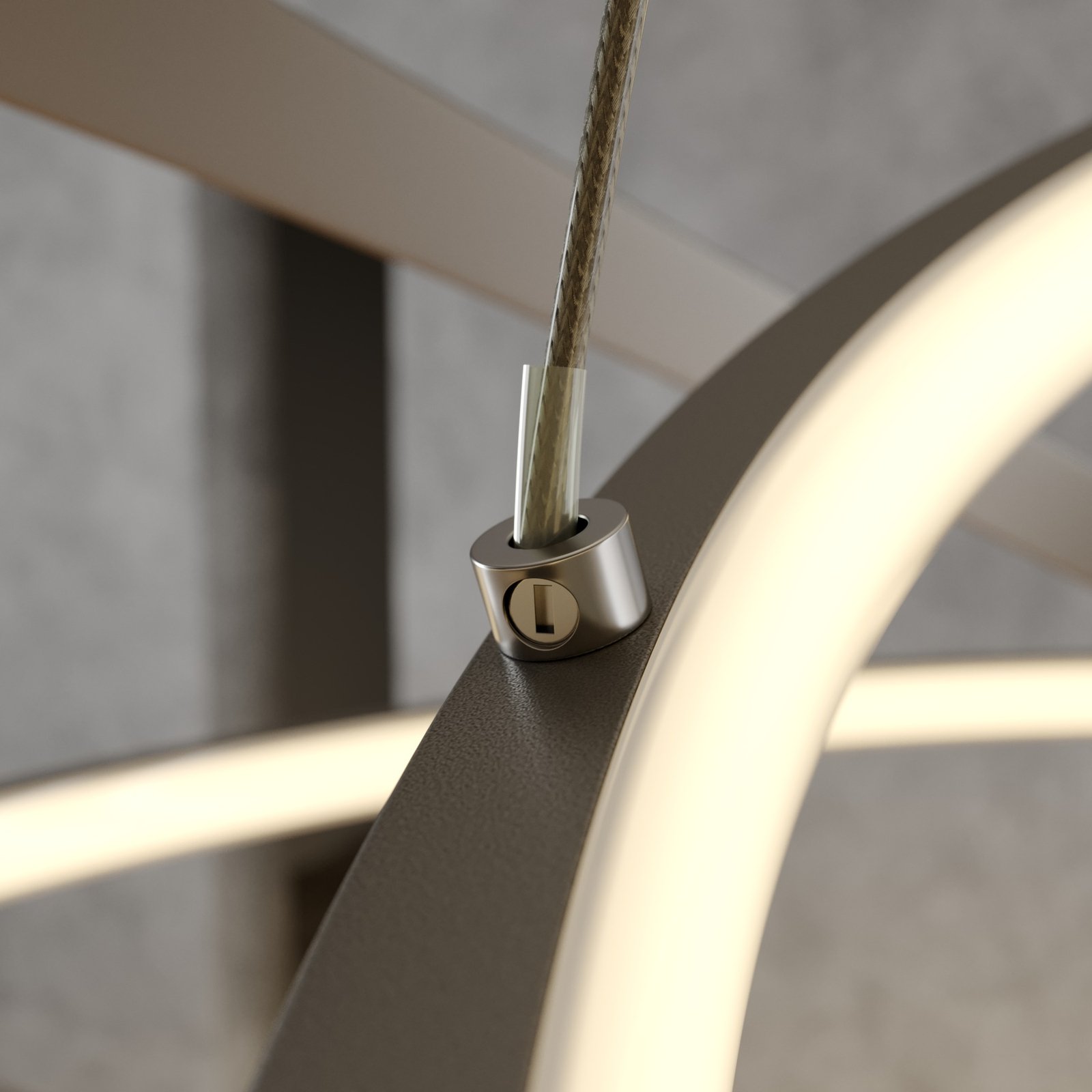 Ezana Pendant Nickel - Lucande