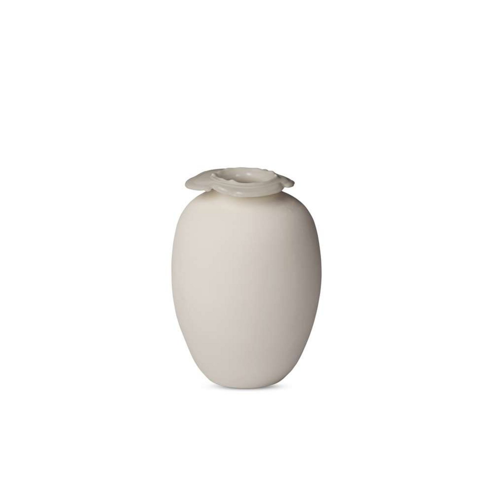 Brim Vase H18 Beige Ceramics - Northern