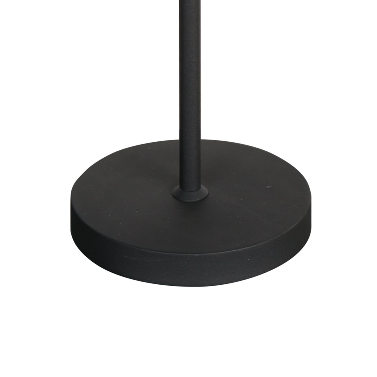 Lámpara de mesa Noor, negro/lino color barro, altura 50 cm, E27