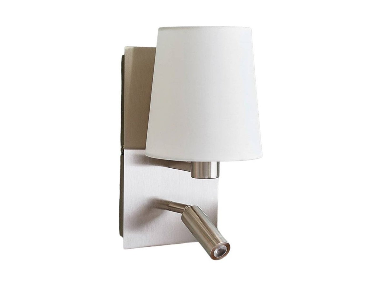 Aiden Vägglampa White/Nickel - Lindby