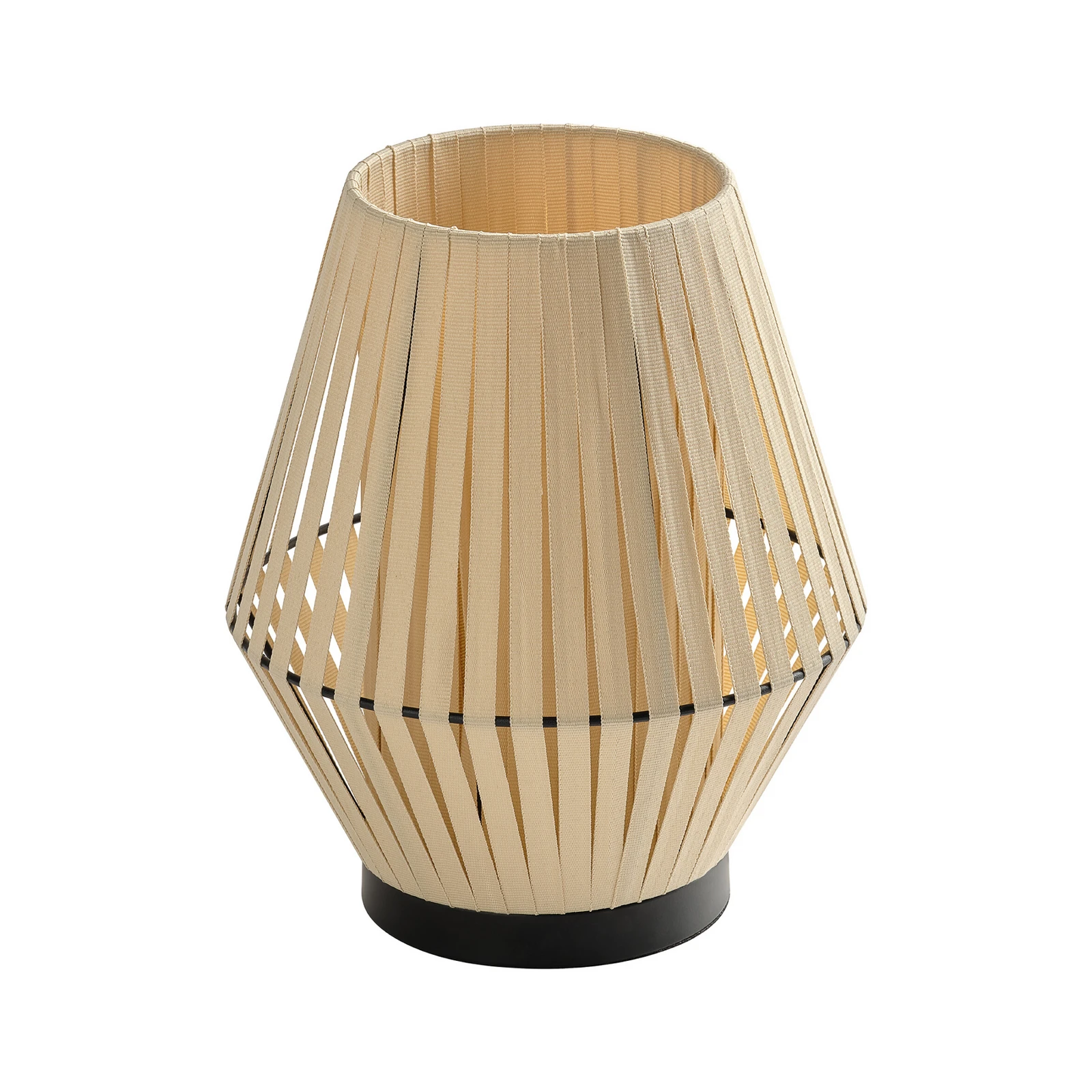 OSRAM tafellamp Decor Stripes, beige, textiel, E14