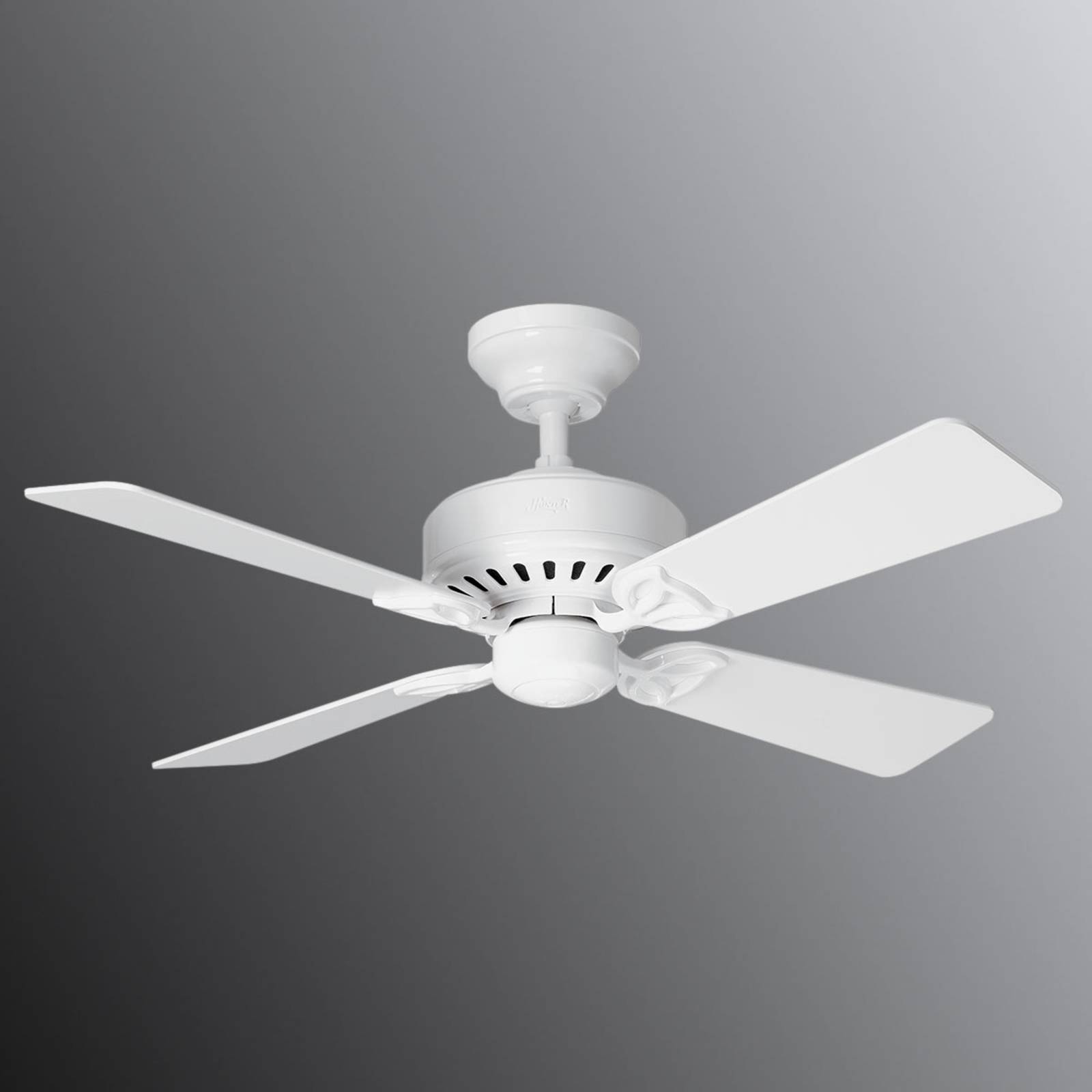 Hunter Bayport ventilateur plafond blanc/chêne